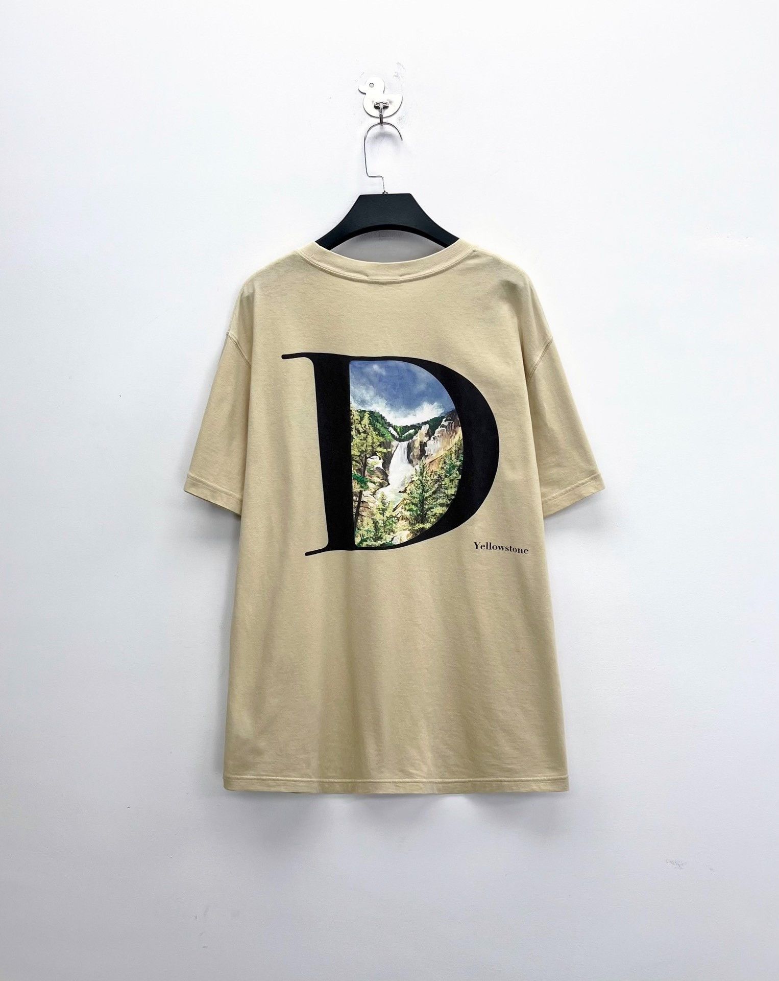 Dior Dior Khaki Landscape Embroidery Logo Tee Size US S / EU 44-46 / 1 - 1 Preview