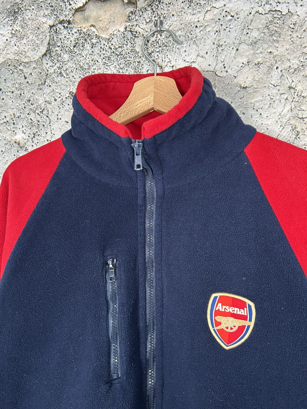 Vintage Arsenal London Zip Fleece Sweatshirt Football Soccer Rare Size US M / EU 48-50 / 2 - 3 Thumbnail