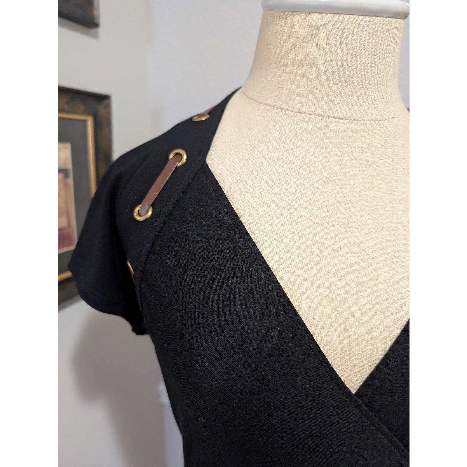 Other Carmen Marc Valvo Black Dress Size M / US 6-8 / IT 42-44 - 3 Thumbnail