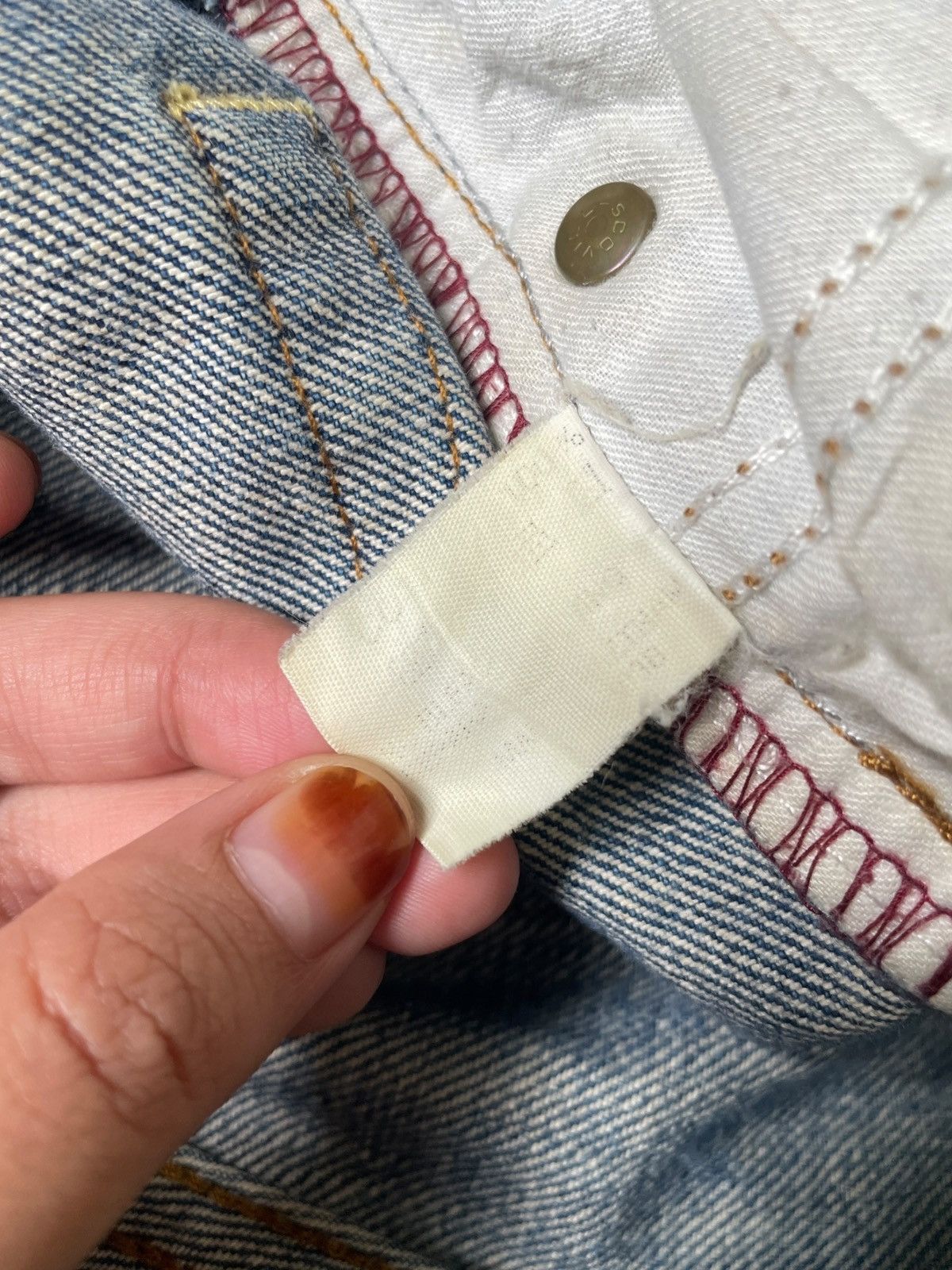 Japanese Brand Vintage Japanese Brand Mud Wash Distressed Loose Jeans Size US 27 - 10 Thumbnail