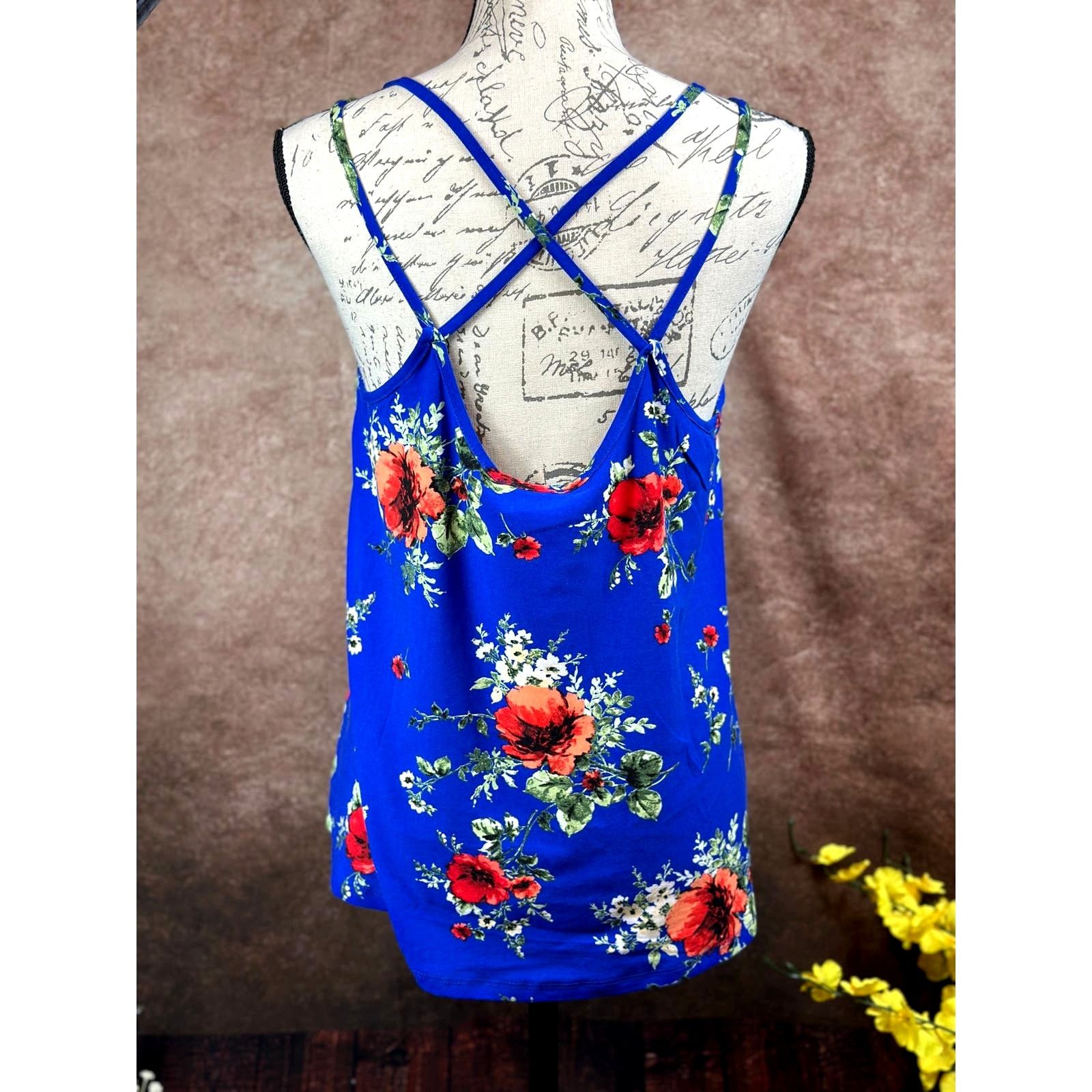 Other Papermoon Basima Back Detail Knit Top Blue Floral M Size M / US 6-8 / IT 42-44 - 7 Thumbnail