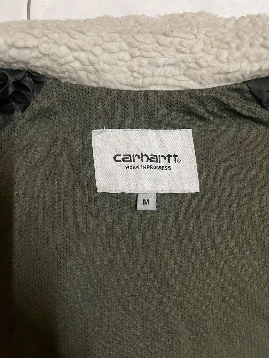 Carhartt × Vintage Vintage Carhartt Retro Two Tone Sherpa Jacket Size US M / EU 48-50 / 2 - 9 Thumbnail
