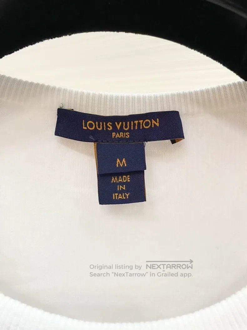 Louis Vuitton Louis Vuitton White logo embossed full print short sleeve Size US M / EU 48-50 / 2 - 2 Thumbnail