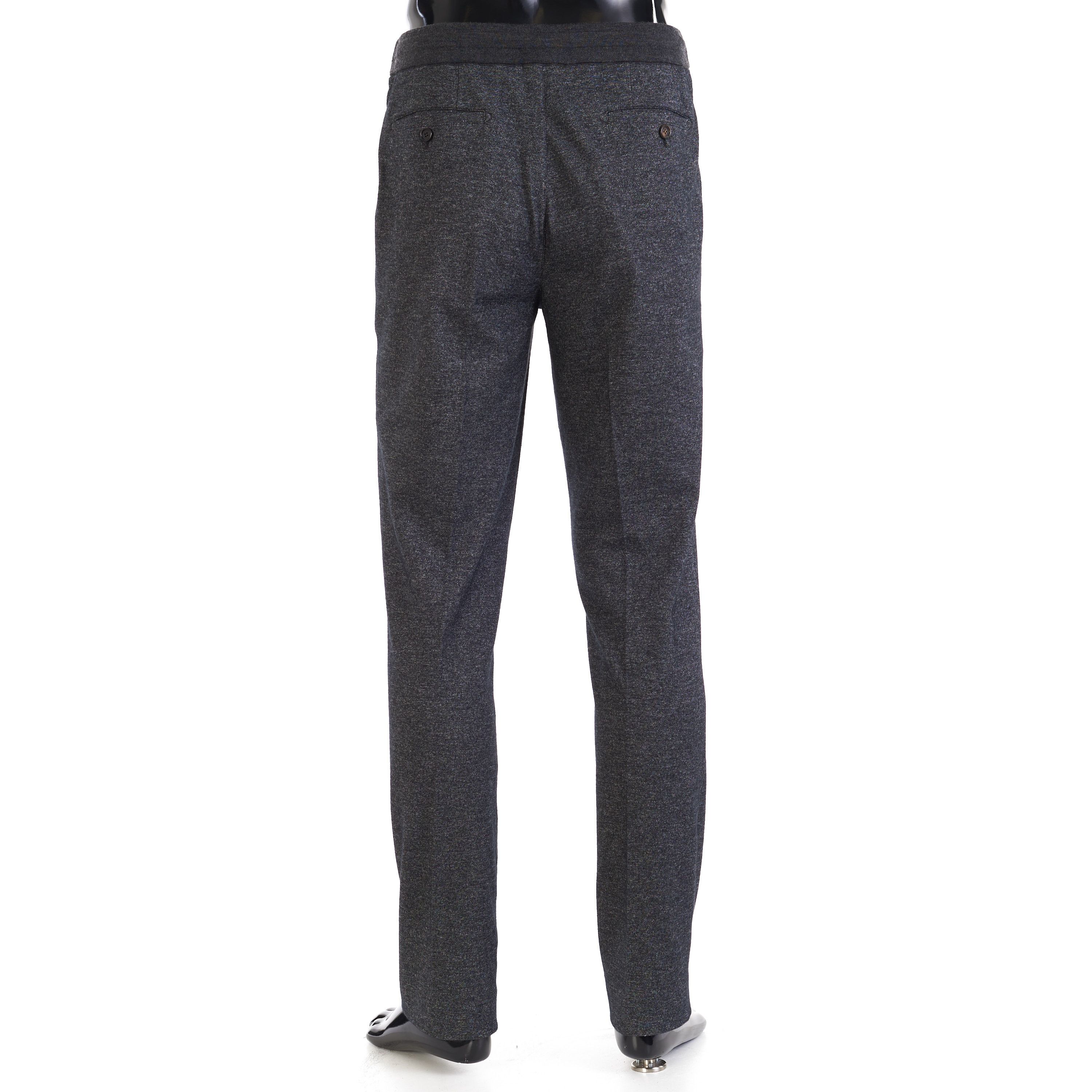 Brioni Gray Trousers - Cashmere Blend Flannel, Drawstring Size US 30 / EU 46 - 5 Thumbnail