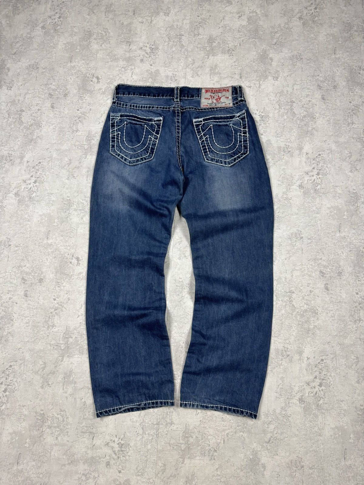 True Religion True Religion Y2K Ricky Jeans Size 34 Size US 34 / EU 50 - 1 Thumbnail