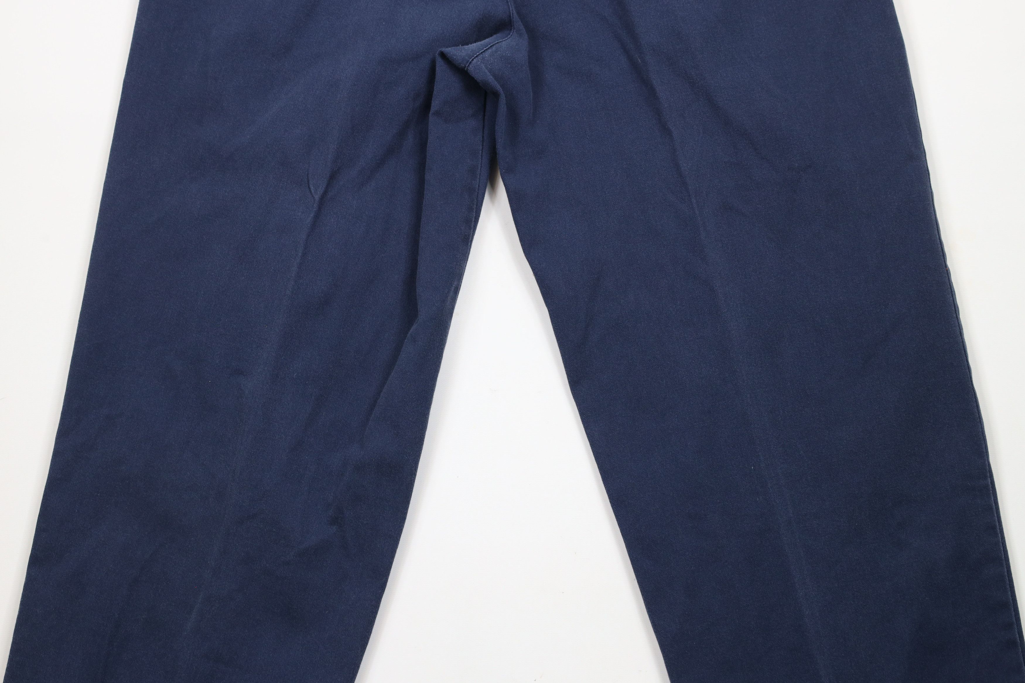 Tommy Hilfiger × Vintage Vintage 90s Tommy Hilfiger Cuffed Wide Leg Chino Pants Size US 34 / EU 50 - 10 Thumbnail