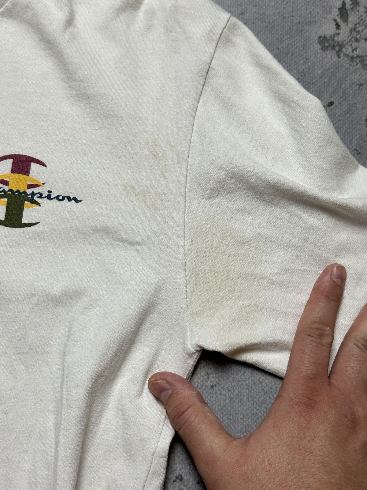 Champion × Supreme Supreme Champion Long Sleeve Stacked C Tee Size US M / EU 48-50 / 2 - 9 Thumbnail