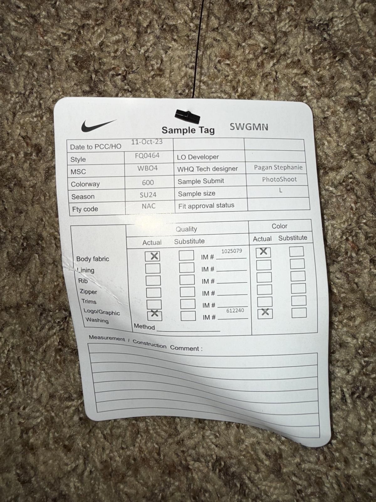 Nike Men’s Canada Limited Home Basketball Shorts Sample