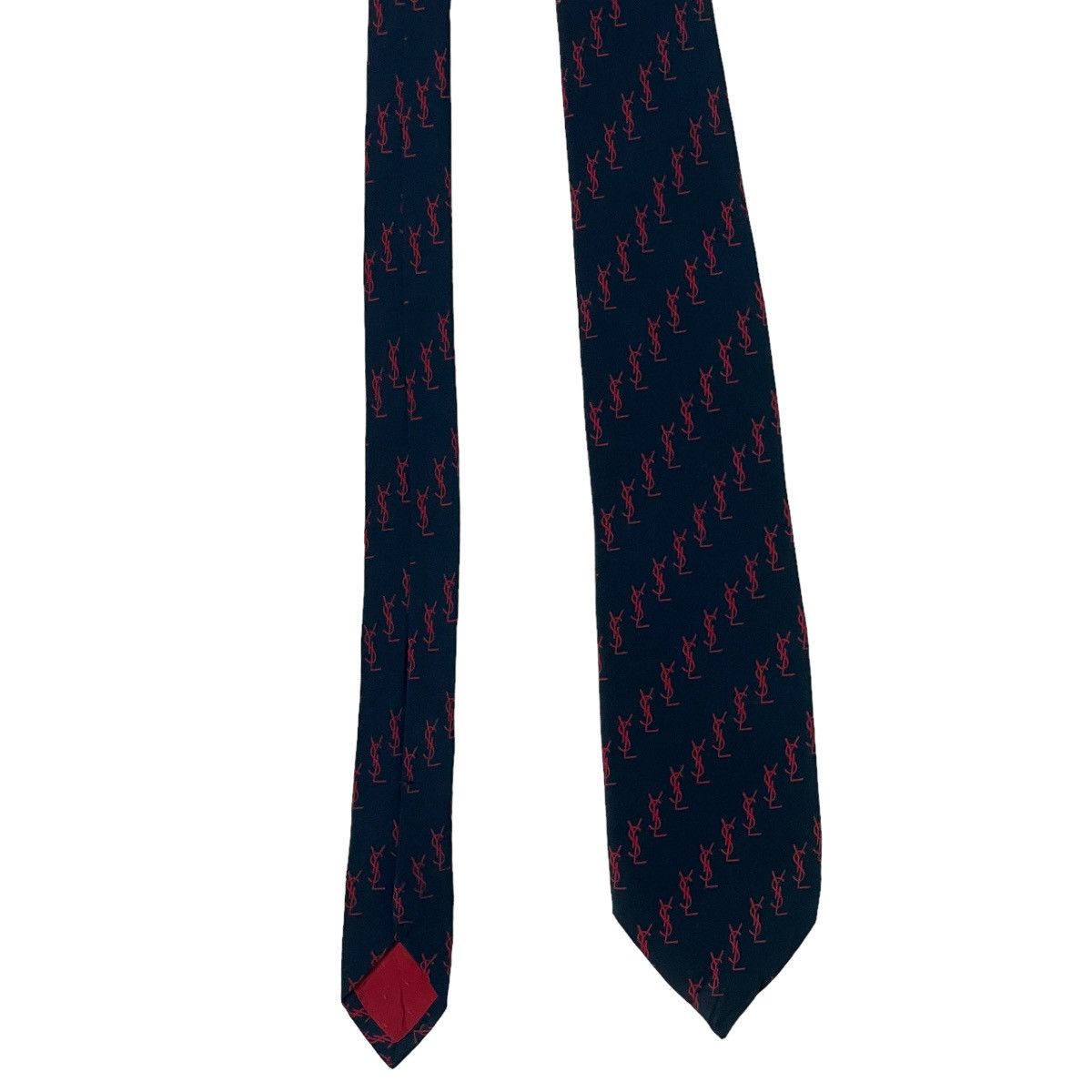 Yves Saint Laurent Yves Saint Laurent YSL Printed Silk Ties Size ONE SIZE - 7 Thumbnail
