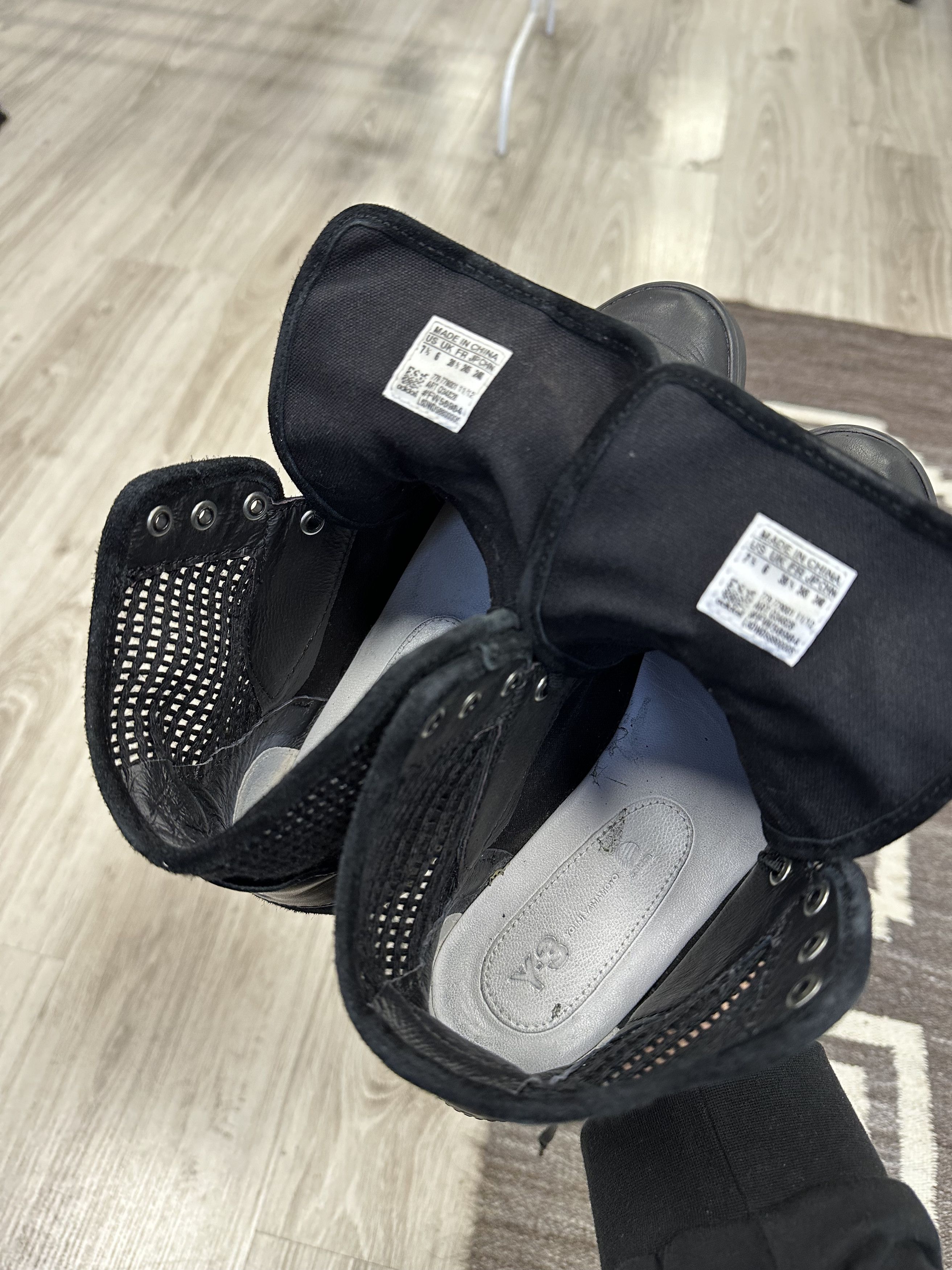 Adidas Y-3 Yohji Yamamoto Adidas Hi Top Sneakers 6004AC Size US 7.5 / IT 37.5 - 9 Thumbnail