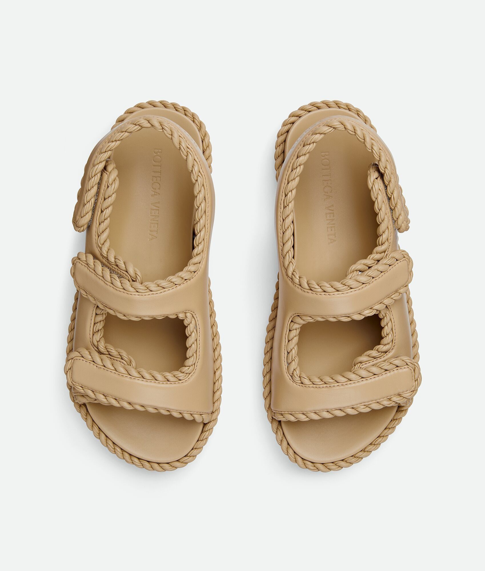 Bottega Veneta o1n1vont1225 Jack Flat Sandal in Brown Size US 8 / IT 38 - 4 Thumbnail