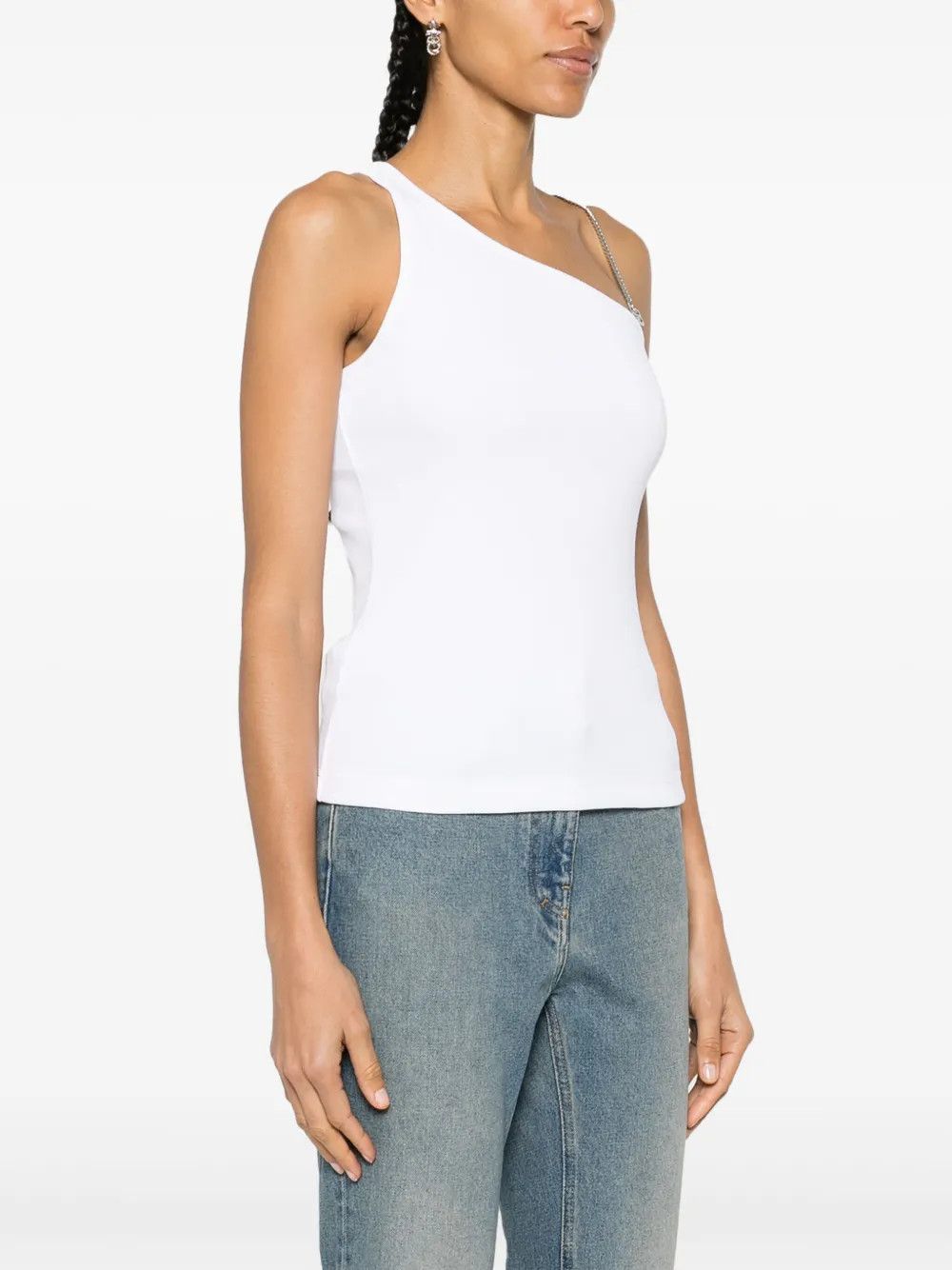 Givenchy o1y0925 Tank Top in White Size L / US 10 / IT 46 - 3 Thumbnail