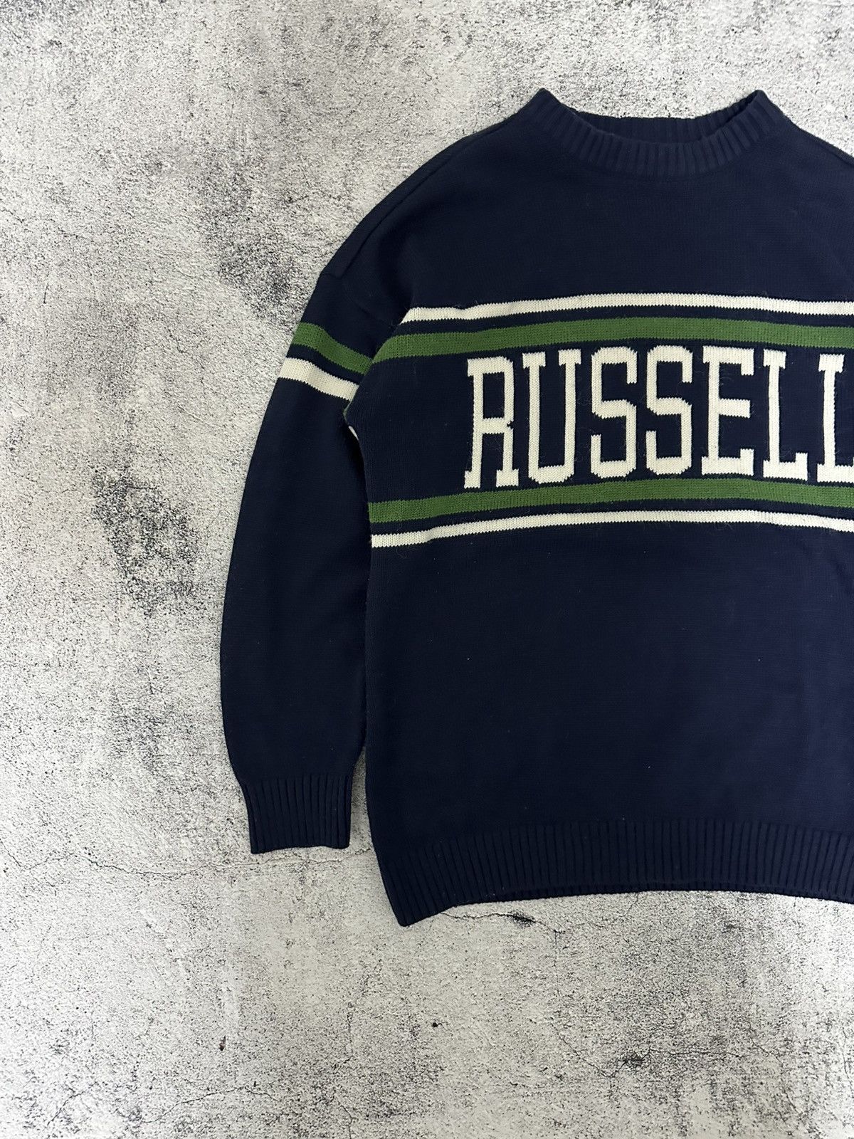 Russell Athletic Vintage Russel Athletic Sweater Centre Logo Knit Size US M / EU 48-50 / 2 - 2 Thumbnail