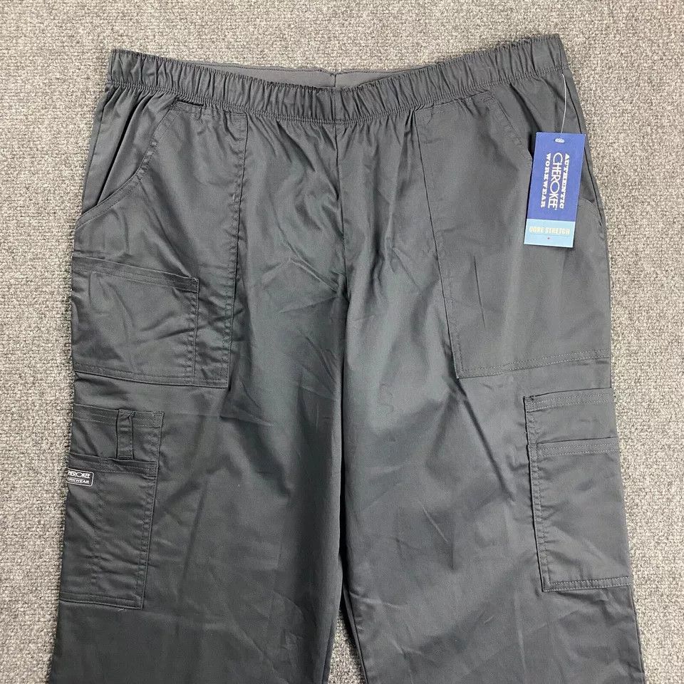 Cherokee Cherokee Scrubs Bottoms Men's XL Capri Workwear Cotton NWT Size US 37 - 2 Thumbnail