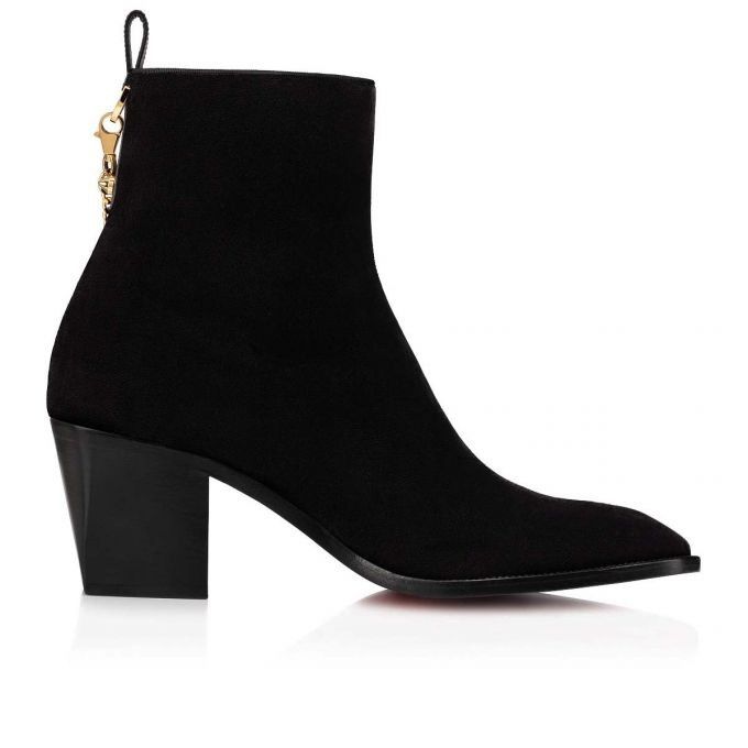 Christian Louboutin o1s1wg110924 Yoz The Lips Boots in Black Size US 8 / EU 41 - 3 Thumbnail