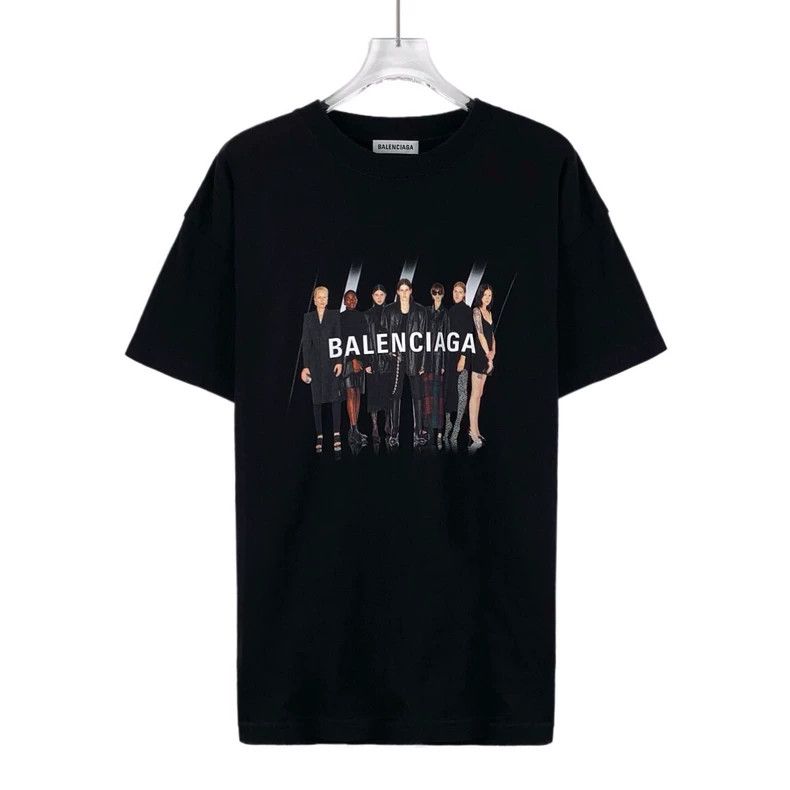BALENCIAGA グラフィックTシャツ ブラック　00s 希少 Balenciaga Black Graphic Print Cotton T-Shirt