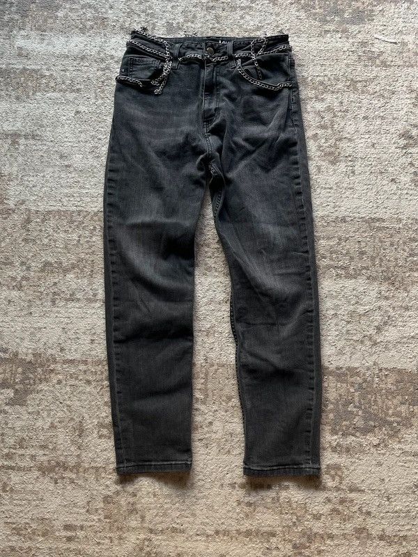 Moschino Love Moschino Sz 26 Slim Grey Jeans Denim Size 26" / US 2 / IT 38 - 1 Thumbnail