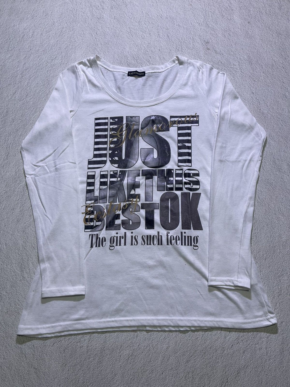 Hysteric Glamour Y2K LAZY DAISY long sleeve tshirt Size US S / EU 44-46 / 1 - 1 Thumbnail