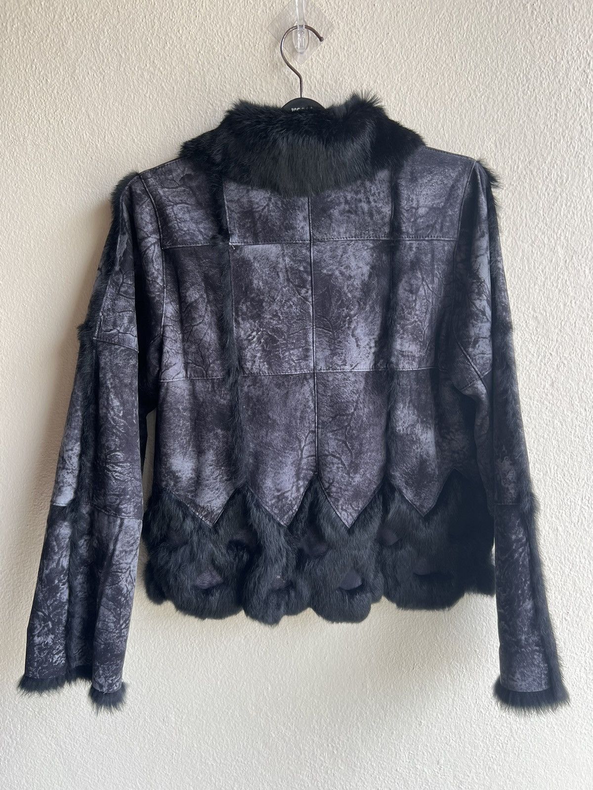 If Six Was Nine Unknown Japan Brand Patchwork Rabbit Leather Fur Jacket Size US S / EU 44-46 / 1 - 25 Thumbnail