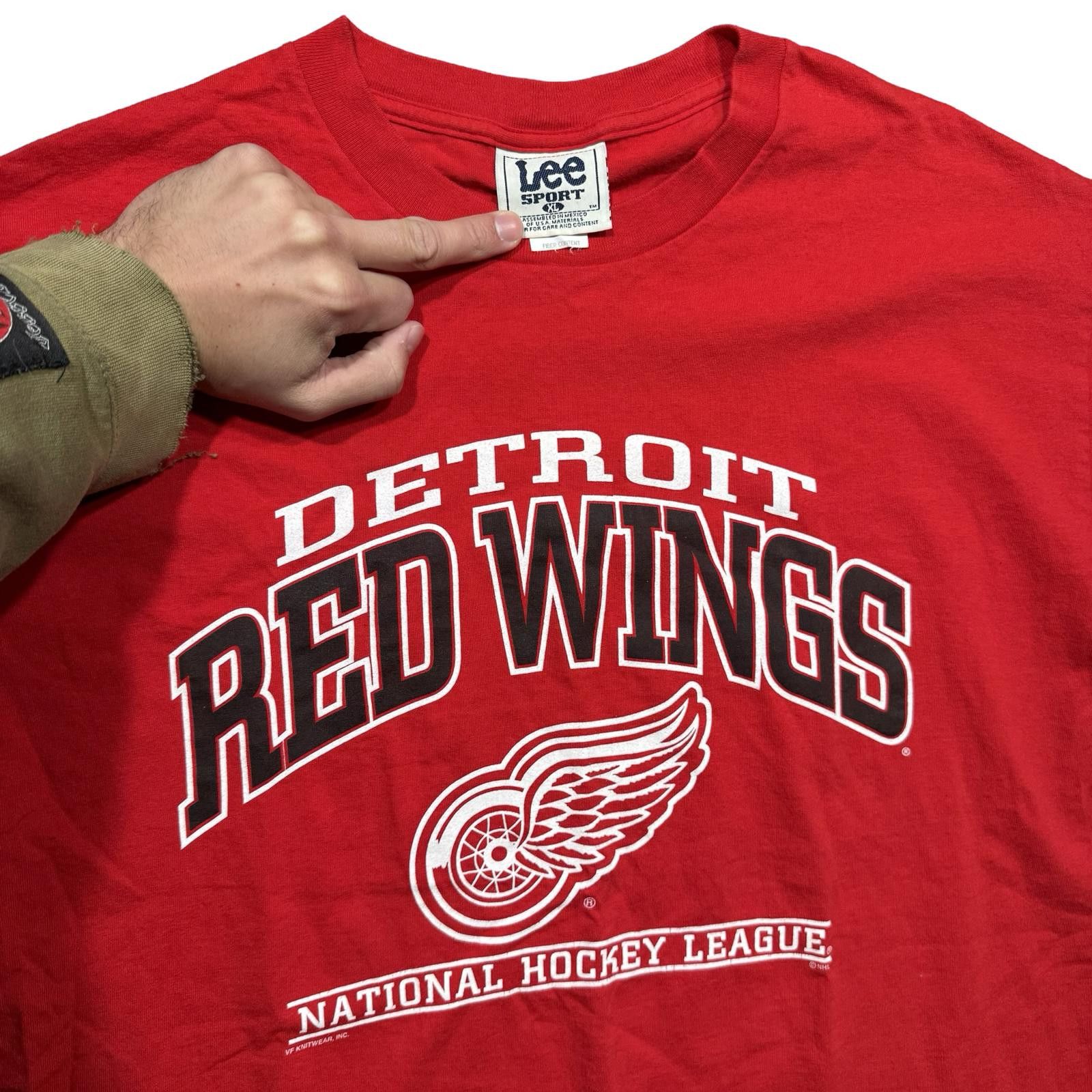 Lee Vintage Detroit Red Wings T-Shirt NHL Lee Sport Size US XL / EU 56 / 4 - 2 Thumbnail