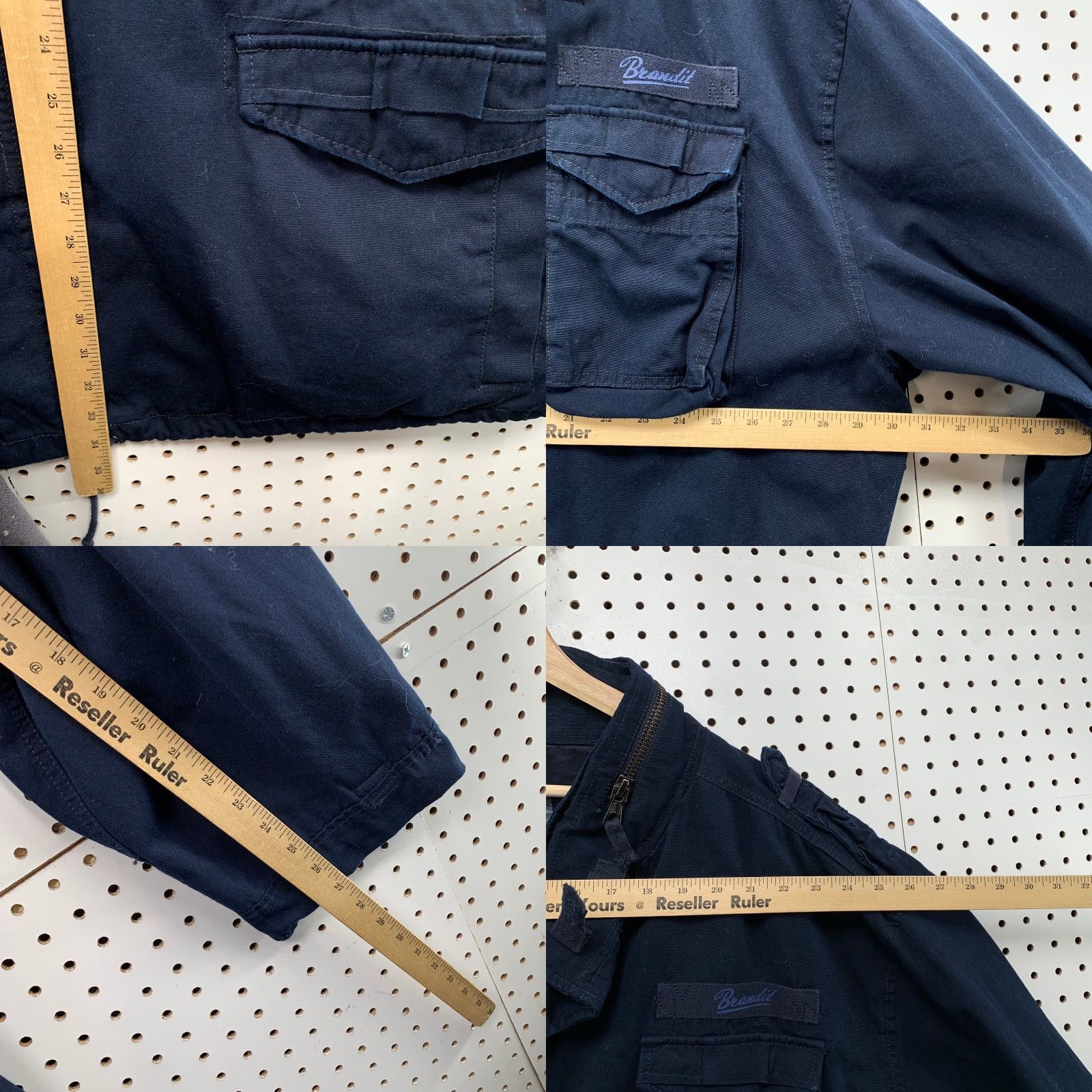 Vintage Brandit M65 Giant Military Jacket Mens 6XL Navy Blue Field Coat Heavyweight Jacket Mens 6XL Navy Blue Military Jacket Field Coat Heavyweight Size US XXL / EU 58 / 5 - 9 Thumbnail