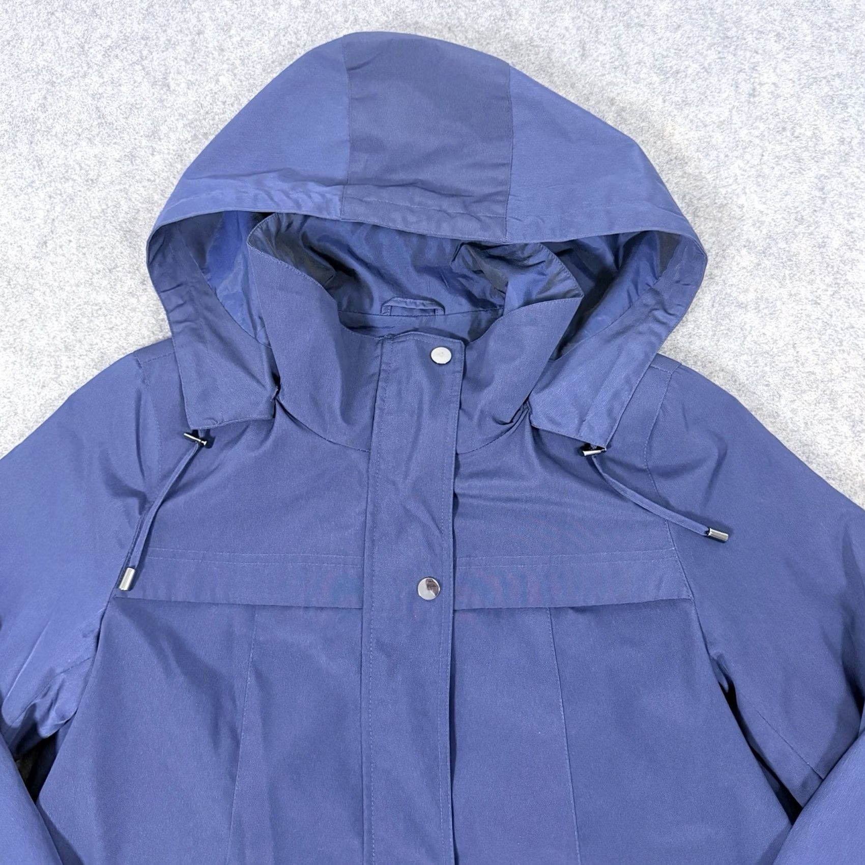 Vintage St. Johns Bay Rain Jacket Women's Medium Navy Blue Rain Jacket Jacket Womens M Navy Blue Size M / US 6-8 / IT 42-44 - 2 Thumbnail
