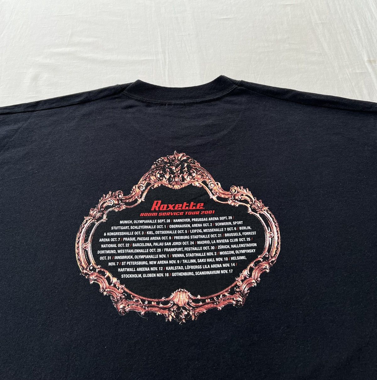 Band Tees Vintage 2001 Roxette Room Service Tour Pop Rock Band T-shirt Size US XL / EU 56 / 4 - 10 Thumbnail