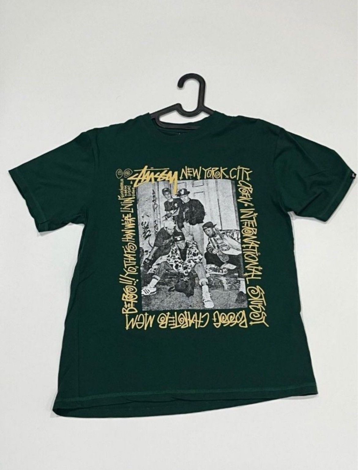 Stussy Vintage Stussy OLD Beastie Boys Tee Dark Green Size US L / EU 52-54 / 3 - 1 Thumbnail