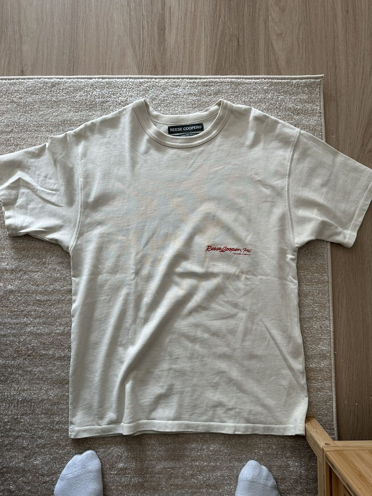 Reese Cooper Reese Cooper SS2022 White And Red Outdoor Supply T 