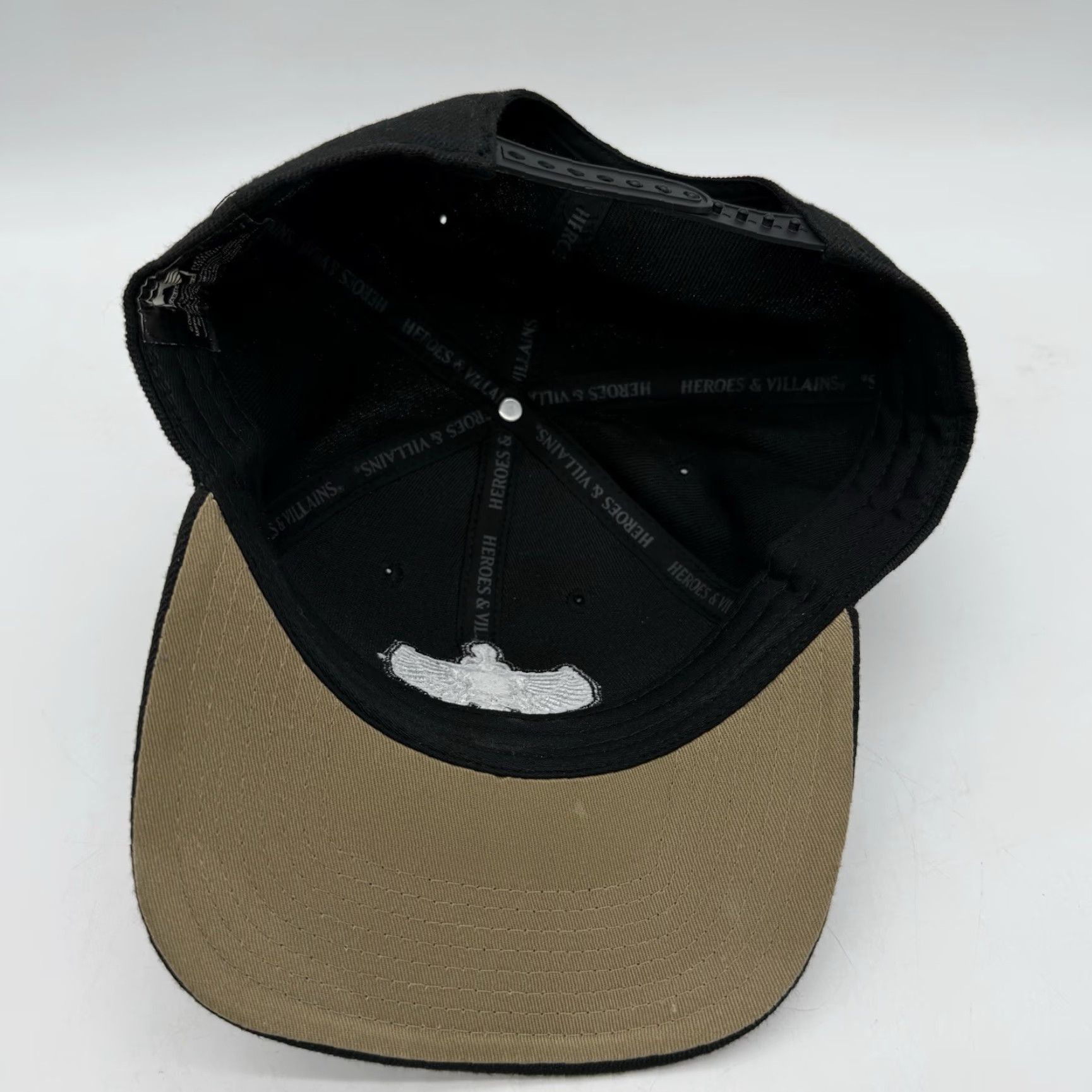 Vintage VINTAGE Warhammer Hat Black Space Marines Winged Skull Cap Adults Snapback Size ONE SIZE - 7 Thumbnail