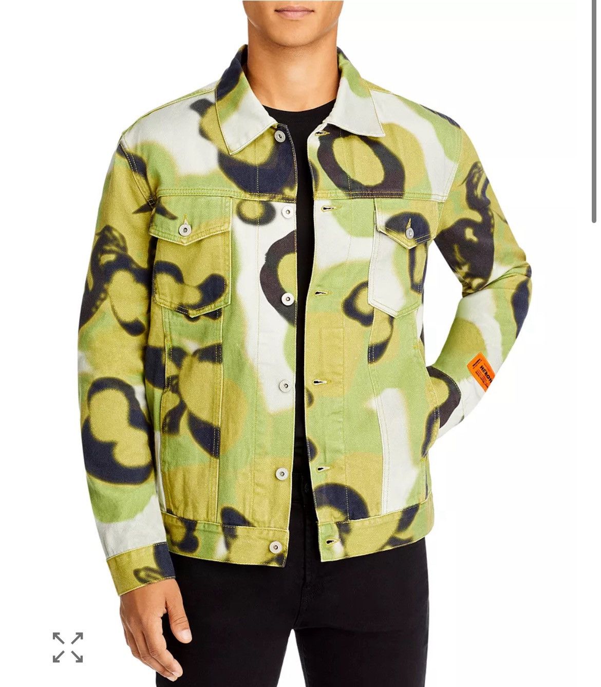 Heron Preston HERON PRESTON Camouflage Print Denim Jacket Size US S / EU 44-46 / 1 - 3 Thumbnail