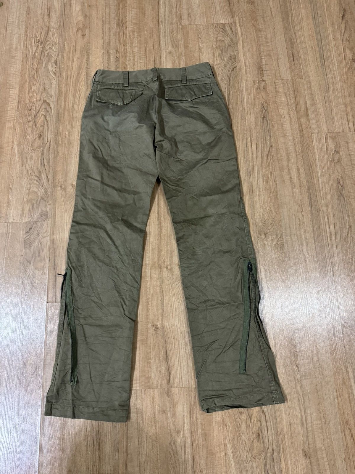 Japanese Brand RAWTUS ZIPPER LEG ARMY PANTS Size 29" - 5 Thumbnail