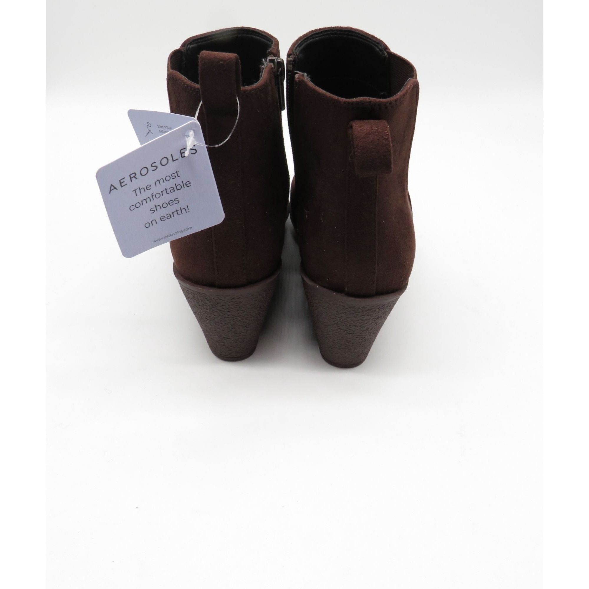 Other Aerosoles Women's Dark Brown Suede Wedge Ankle Boots 7M NEW Size US 7 / IT 37 - 5 Thumbnail