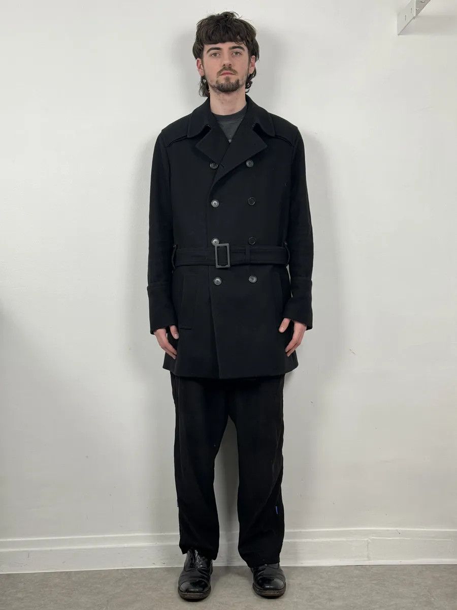 Dior AW2008 Dior Black Wool Classy Buttoned Trench Coat Size US M / EU 48-50 / 2 - 3 Thumbnail
