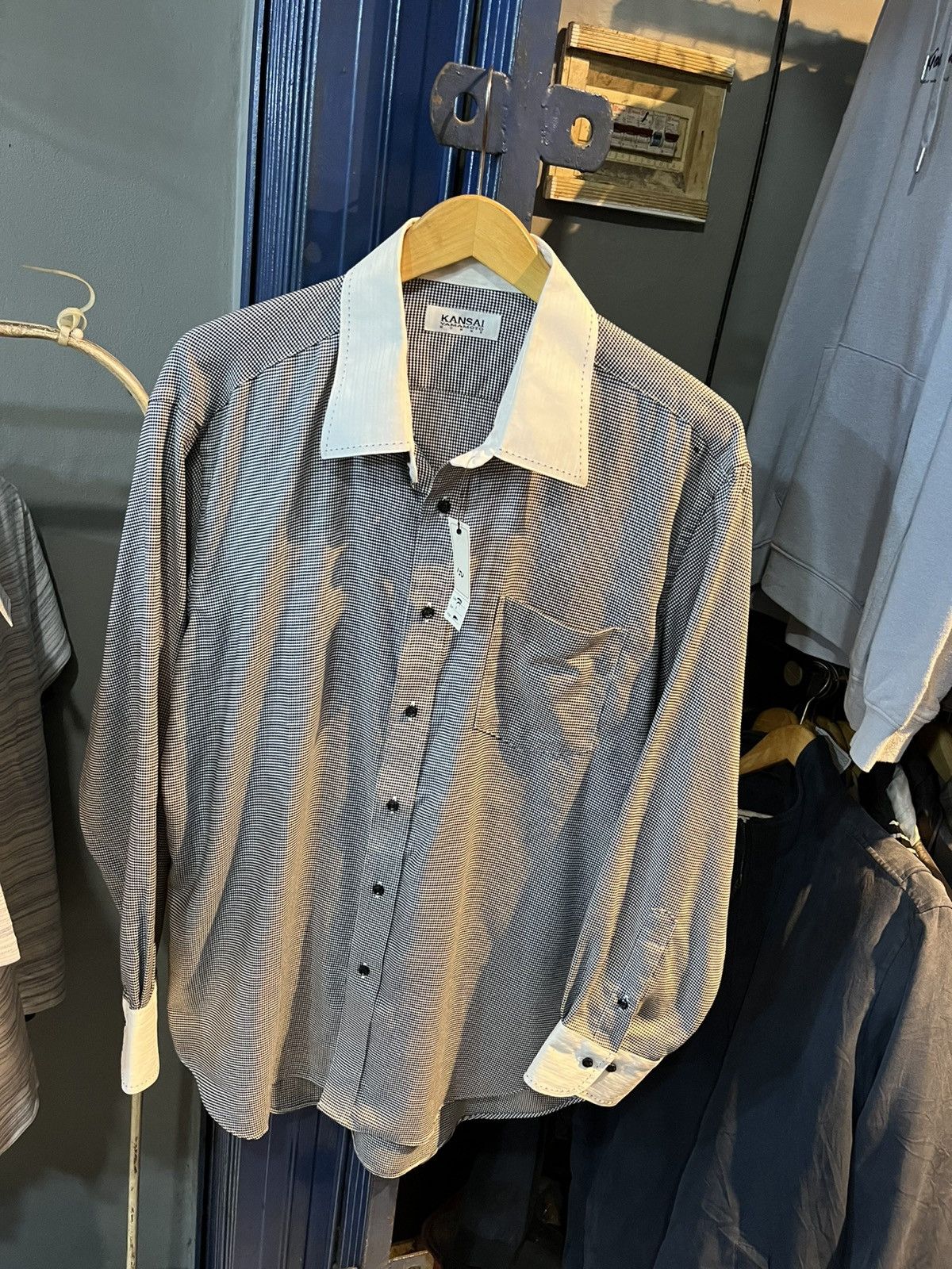Kansai Yamamoto Kansai yamamoto homme striped shirt Size US L / EU 52-54 / 3 - 4 Thumbnail