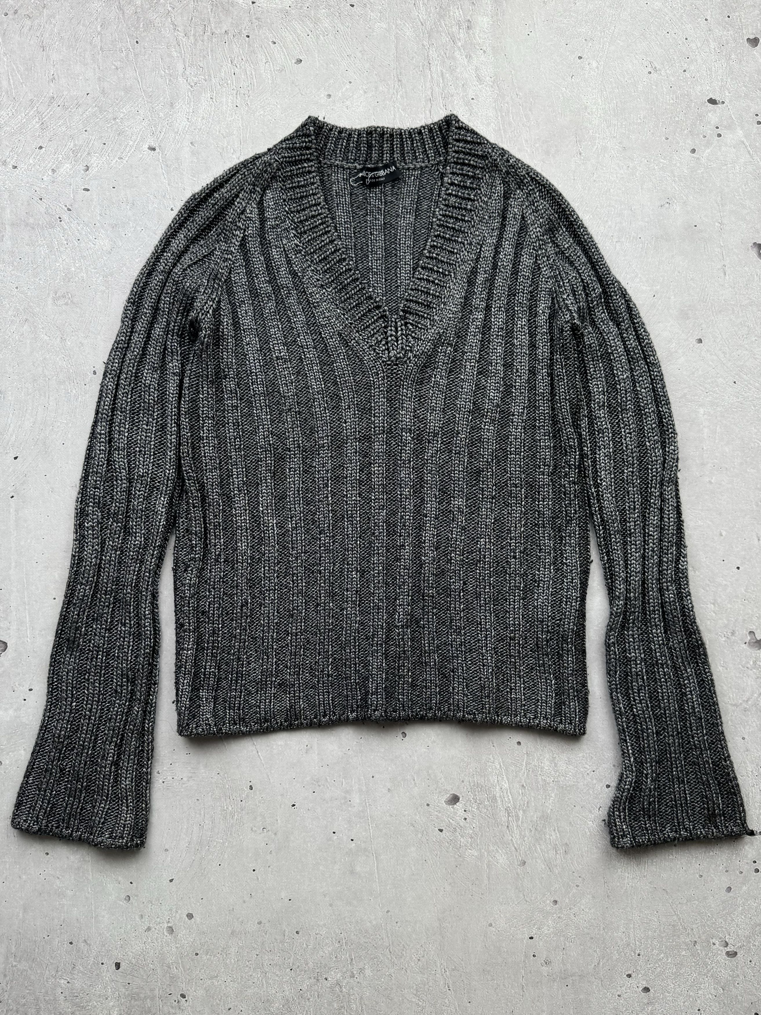 Dolce & Gabbana Vintage Knit Wool Sweater