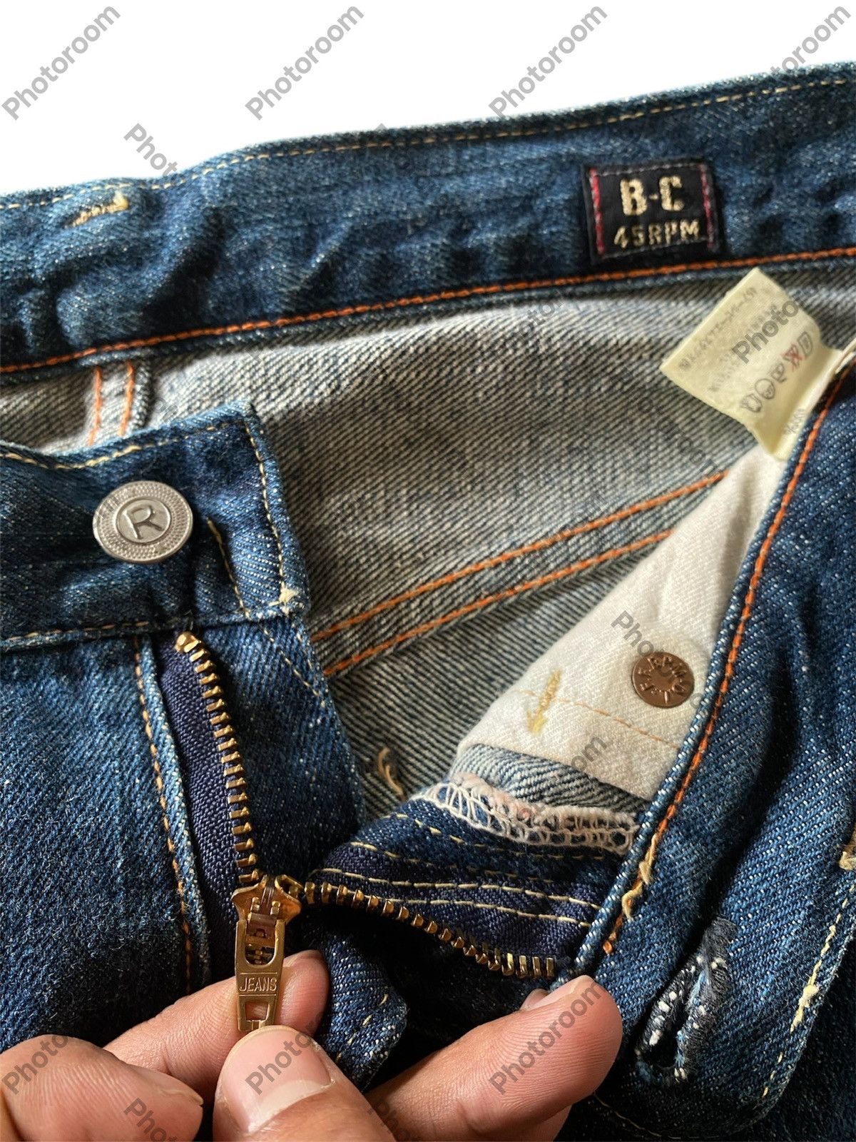 45rpm × Japanese Brand × Vintage 🔥Bidding🔥Baggy Jeans Japanese 45RPM Studio Vintage 90s Denim Size US 28 / EU 44 - 4 Thumbnail
