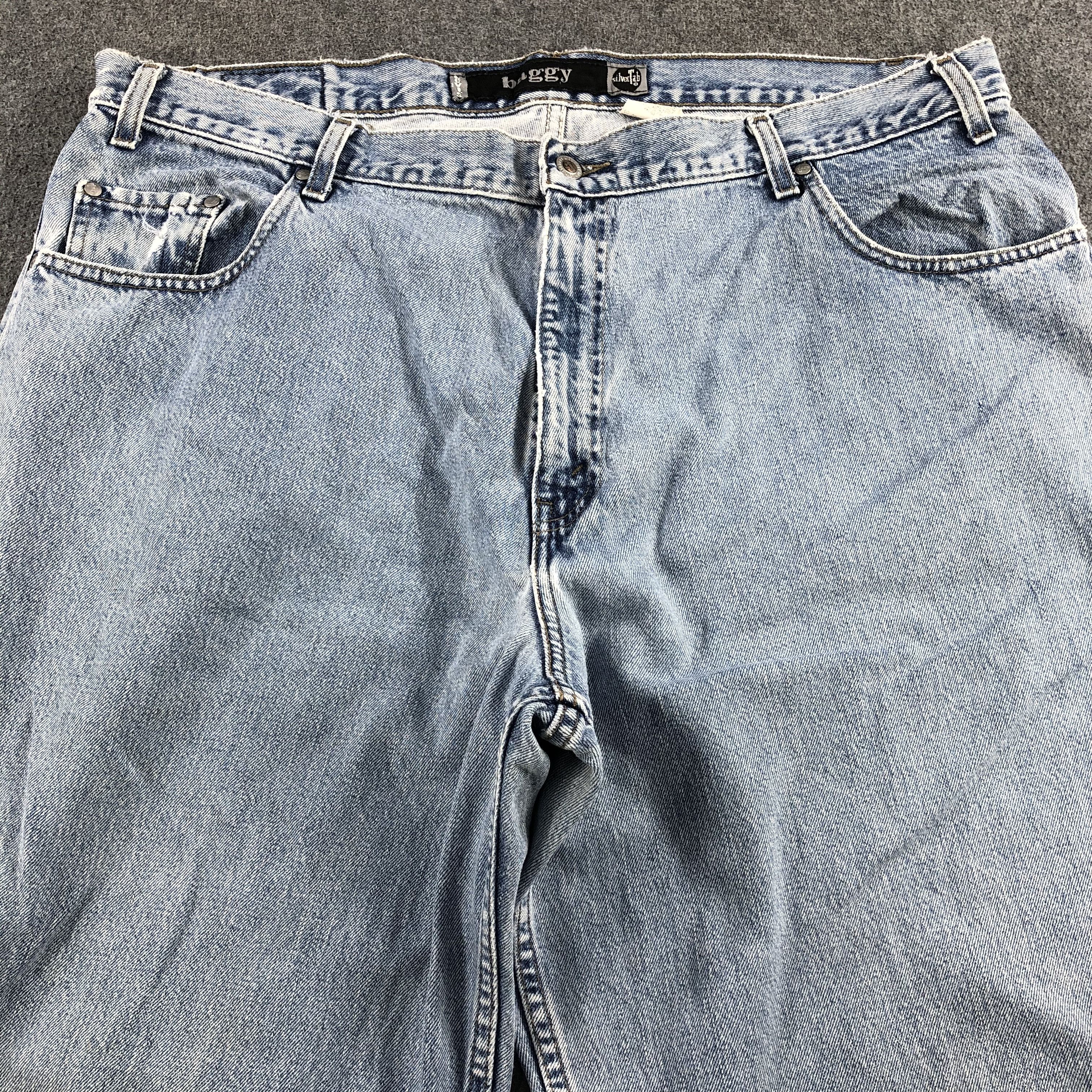 Levi's 90s Vintage Levis Silver Tab Baggy Jeans-J1677 Size US 43 - 3 Thumbnail
