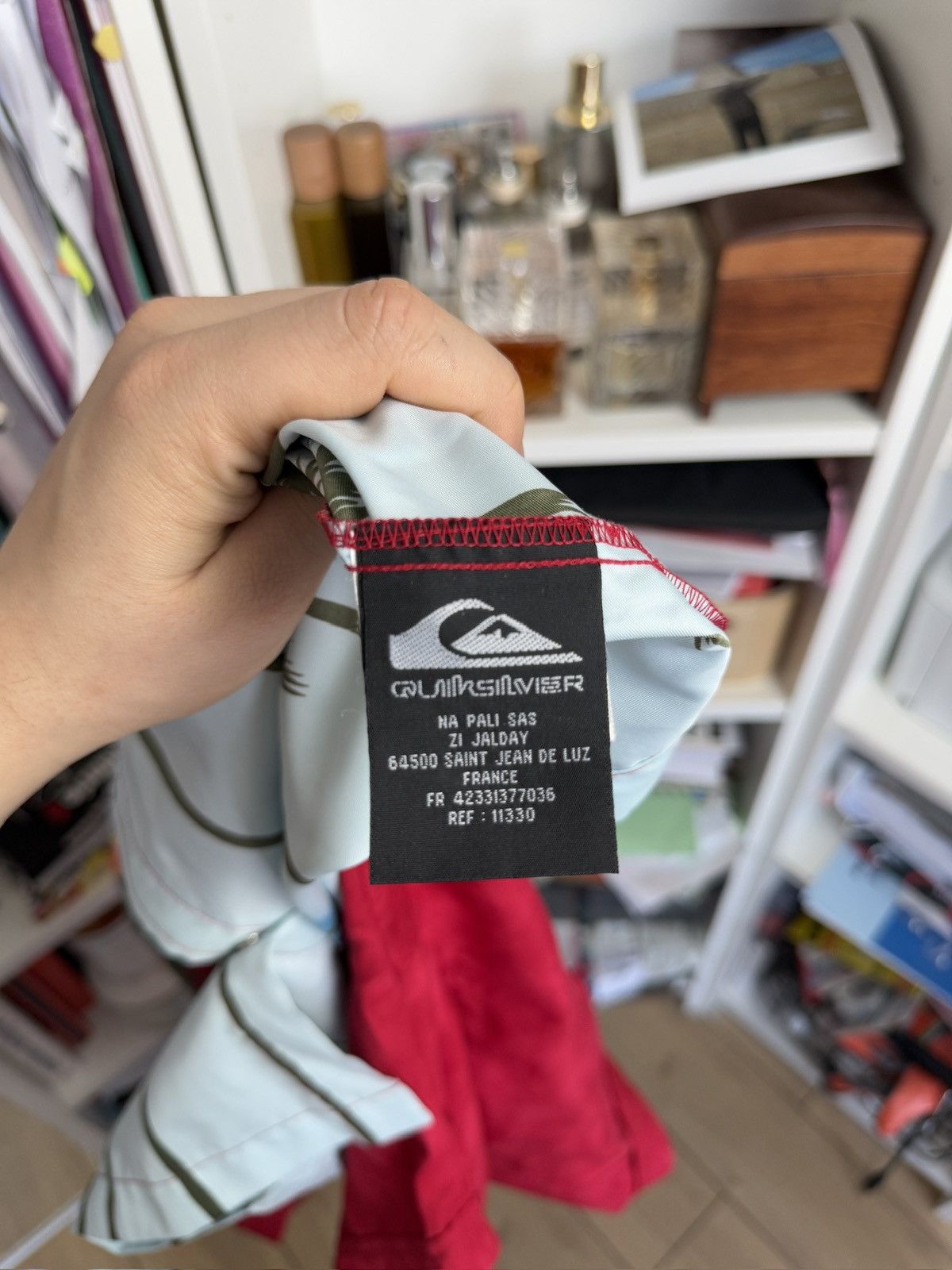 Quiksilver × Vintage Vintage 90s Quiksilver baggy Hawaii shirt XL surf skate y2k Size US XL / EU 56 / 4 - 8 Thumbnail