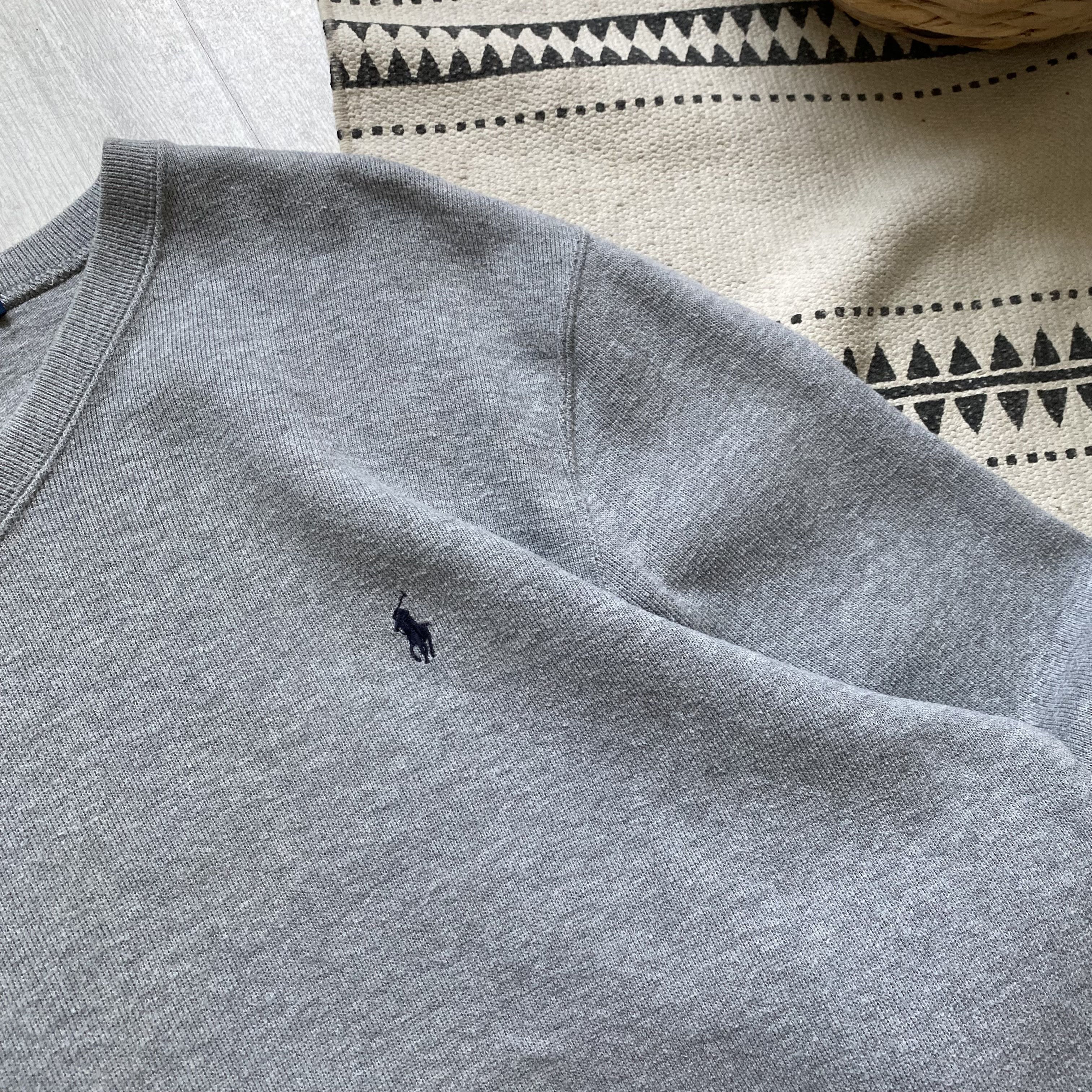 Polo Ralph Lauren Oldmoney Vintage 90s Polo Ralph Lauren Sweatshirt V-Neck Size US L / EU 52-54 / 3 - 5 Thumbnail