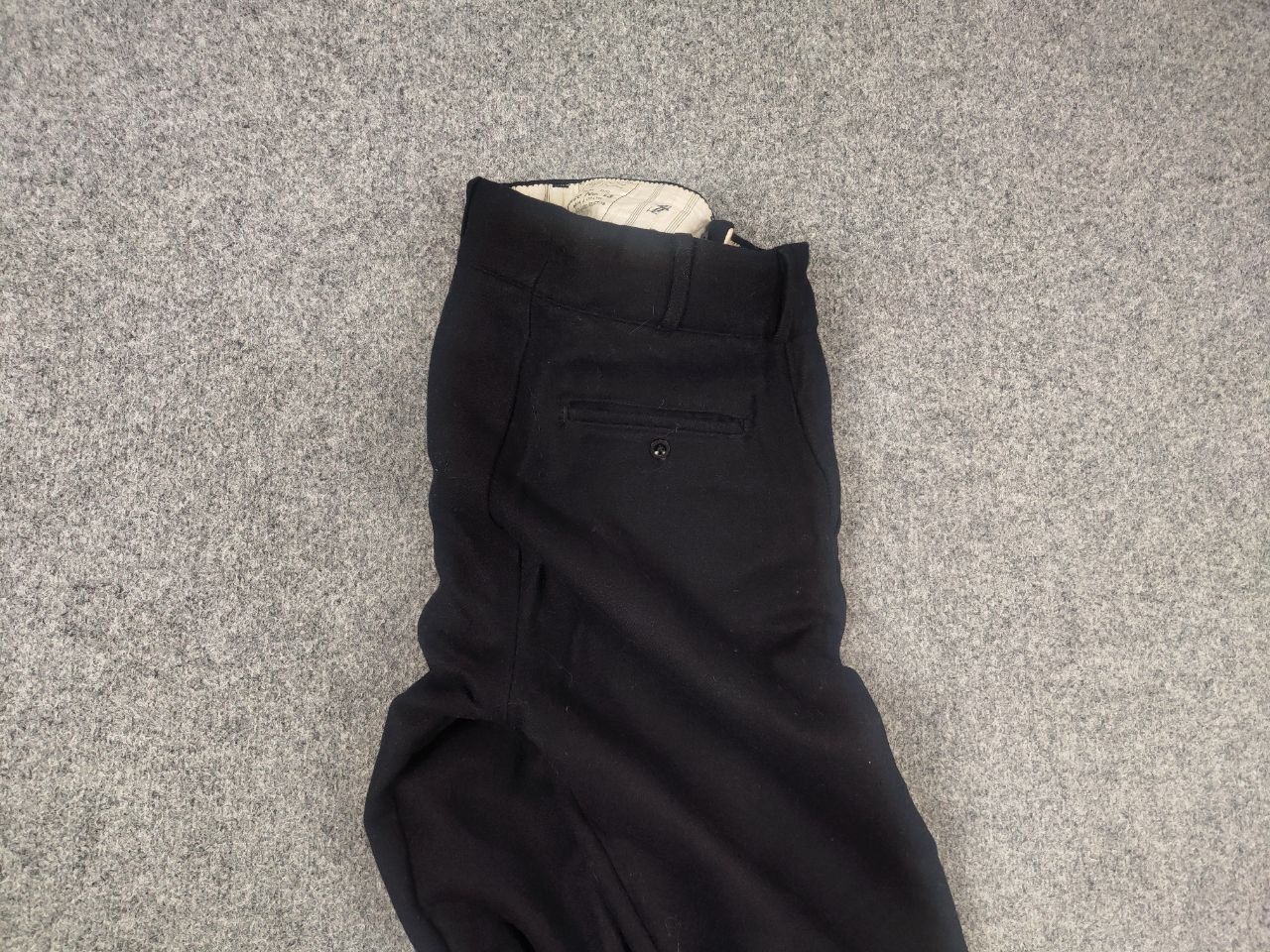 Vintage Vintage 60s Trouser Serge Fly Front Army Wool Military Pants Size US 29 - 4 Thumbnail