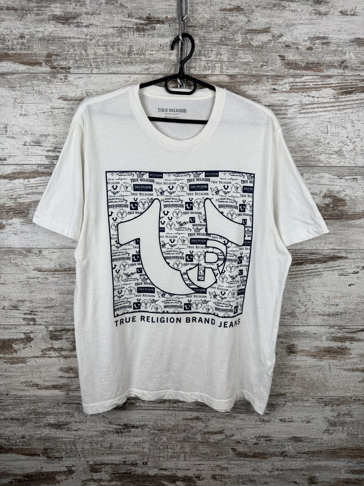 Japanese Brand × True Religion Mens Vintage True Religion T-shirt Japanese style tee y2k Size US L / EU 52-54 / 3 - 2 Thumbnail