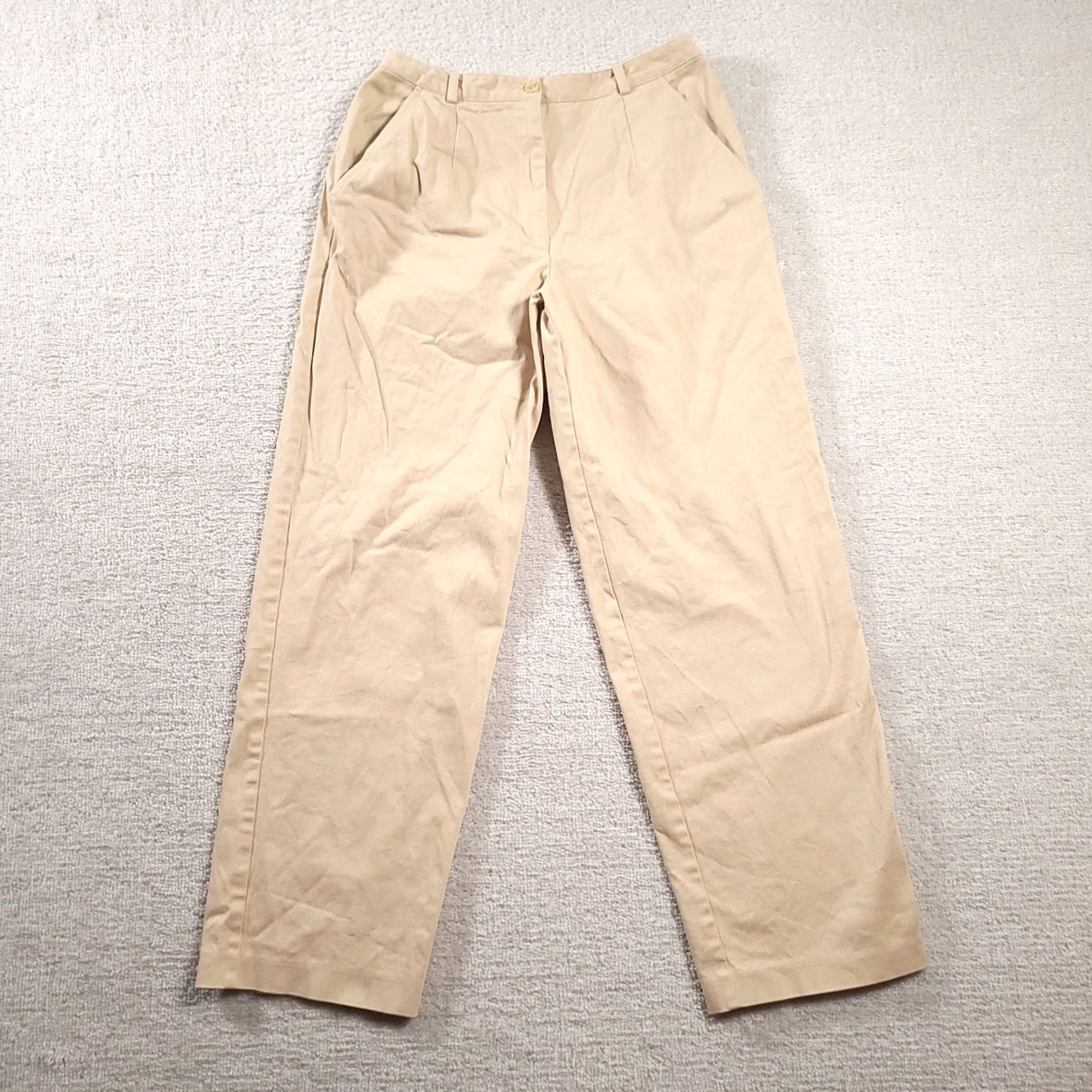Coldwater Creek Coldwater Creek Womens Dress Pants Sz 10 Tan Career Elastic Waist Size 32" / US 10 / IT 46 - 2 Thumbnail