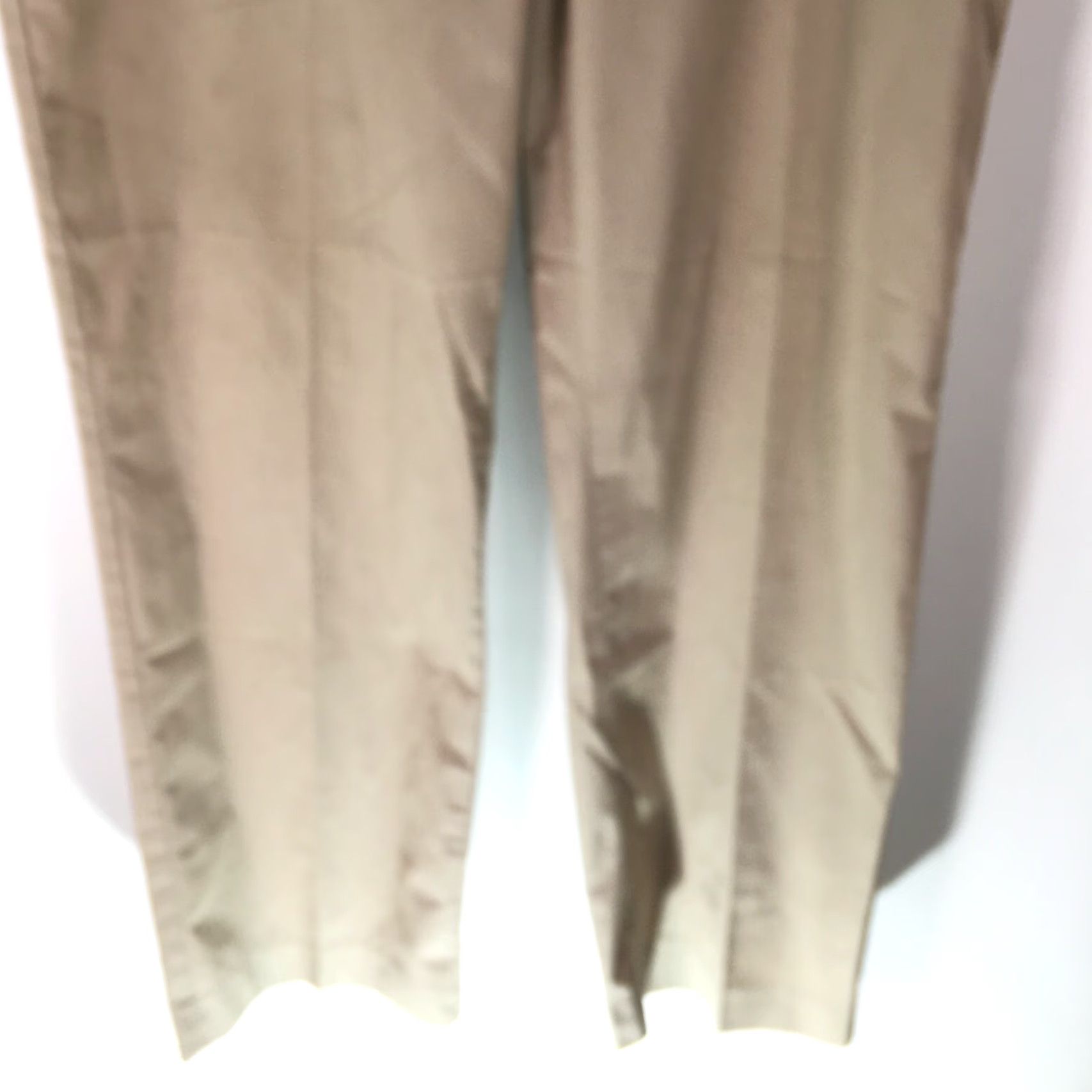 Farah Farah Mens Dress Pants Flat Front High Rise 34x31 Brown Cotton Blend Casual Formal Pants Mens 34 Brown Size US 34 / EU 50 - 4 Thumbnail