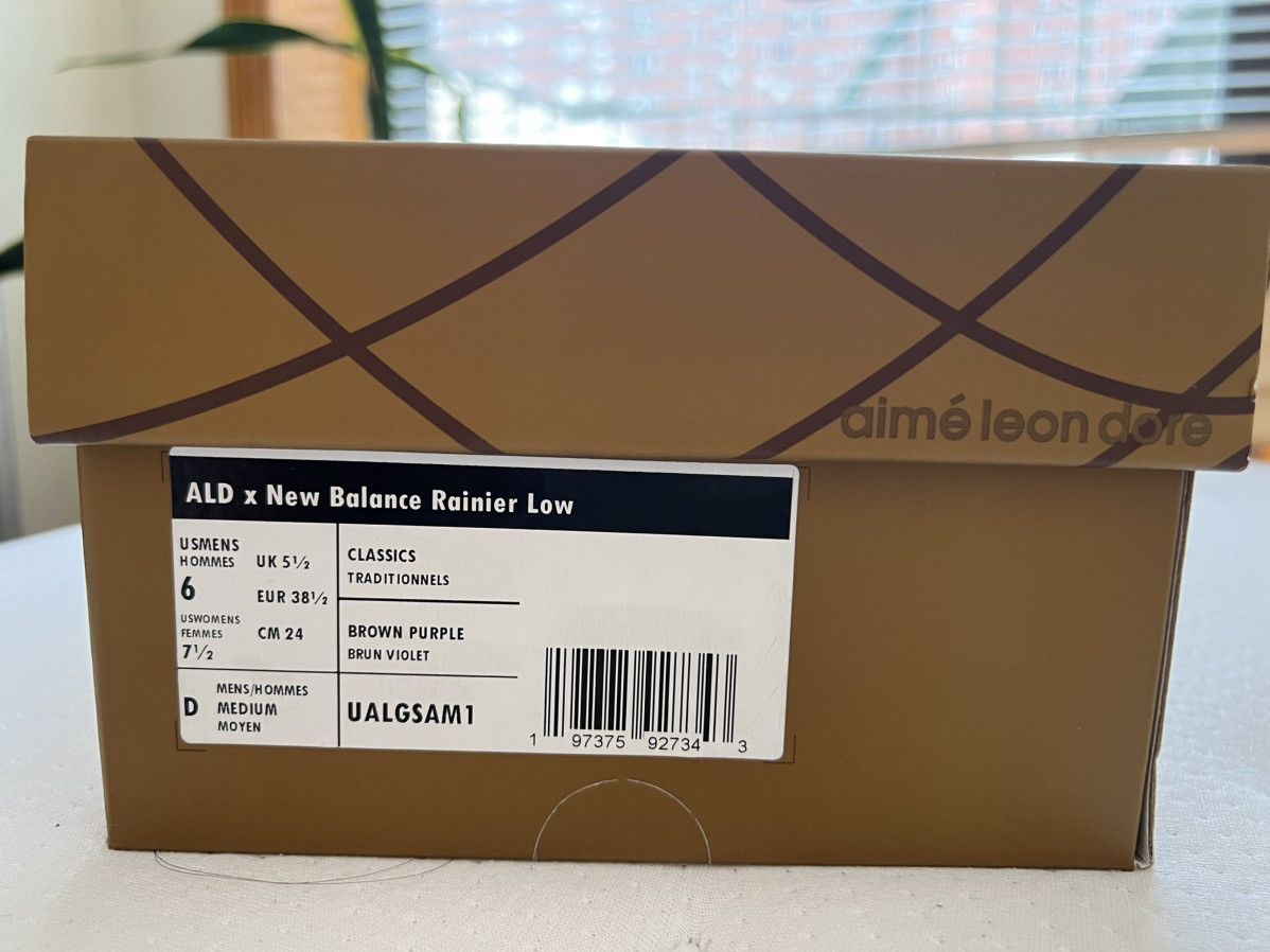 Aime Leon Dore × New Balance Aime Leon Dore x New Balance Rainier Low Brown Purple US 6 M Size US 6 / EU 39 - 6 Thumbnail
