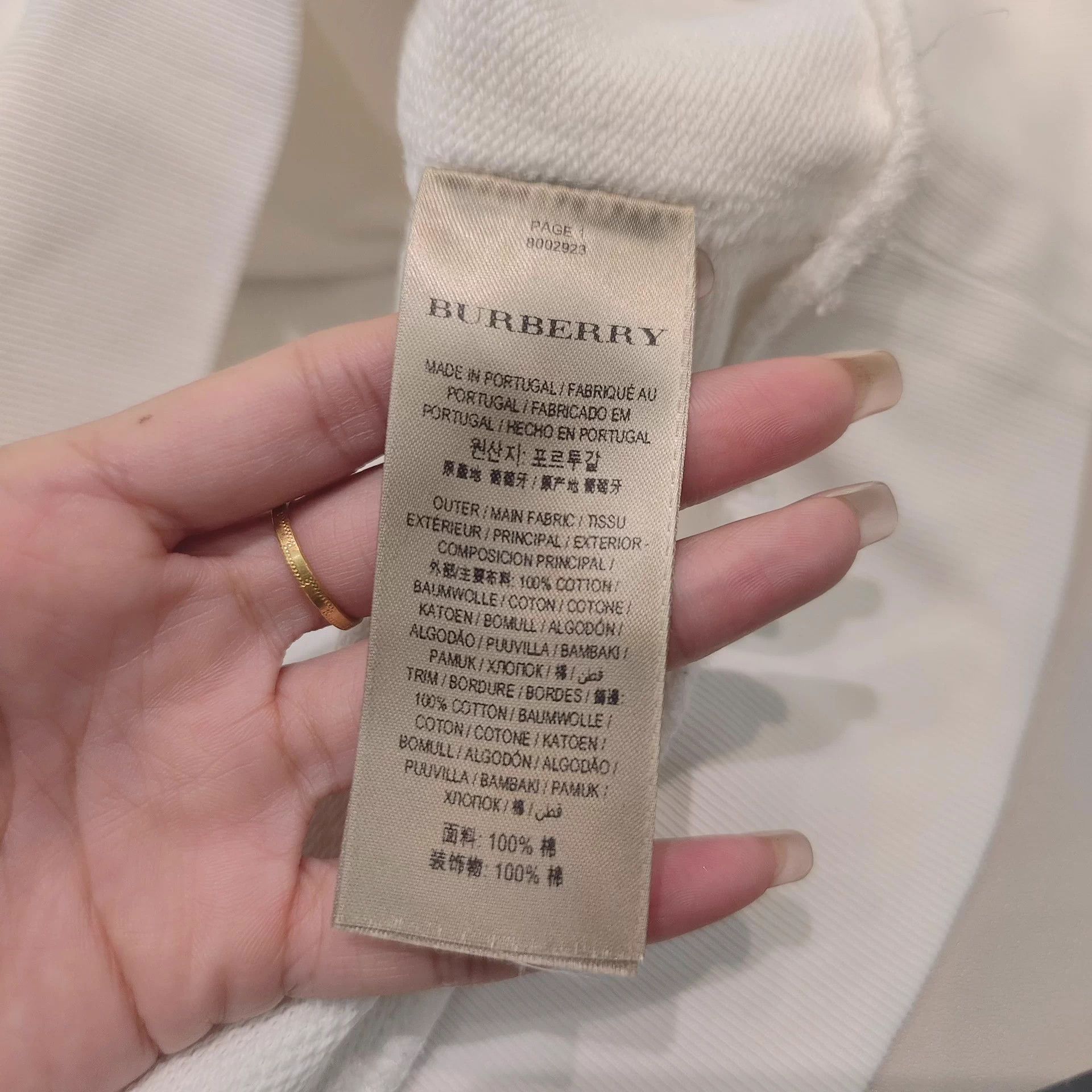Burberry Burberry 99 New Sweatshirt S Size S / US 4 / IT 40 - 6 Thumbnail