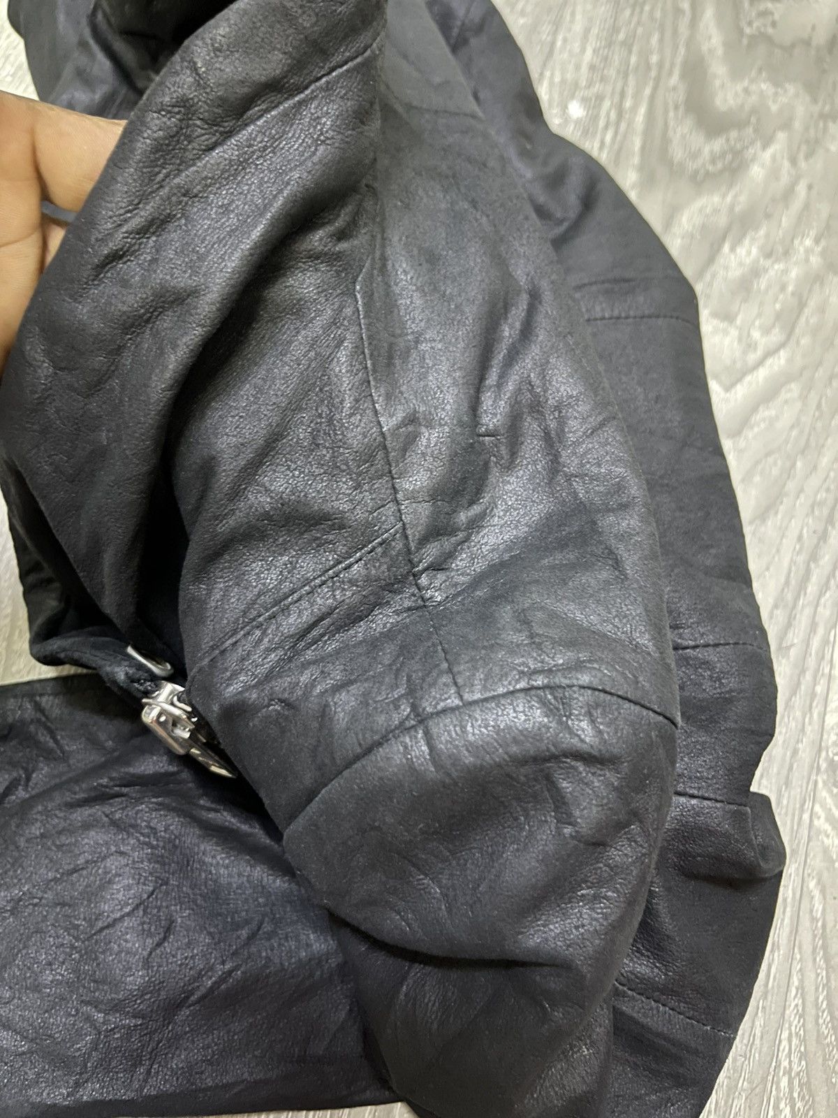 Helmut Lang Helmut Lang Draped Front Asymmetri-cal Lambskin Leather Size S / US 4 / IT 40 - 17 Thumbnail