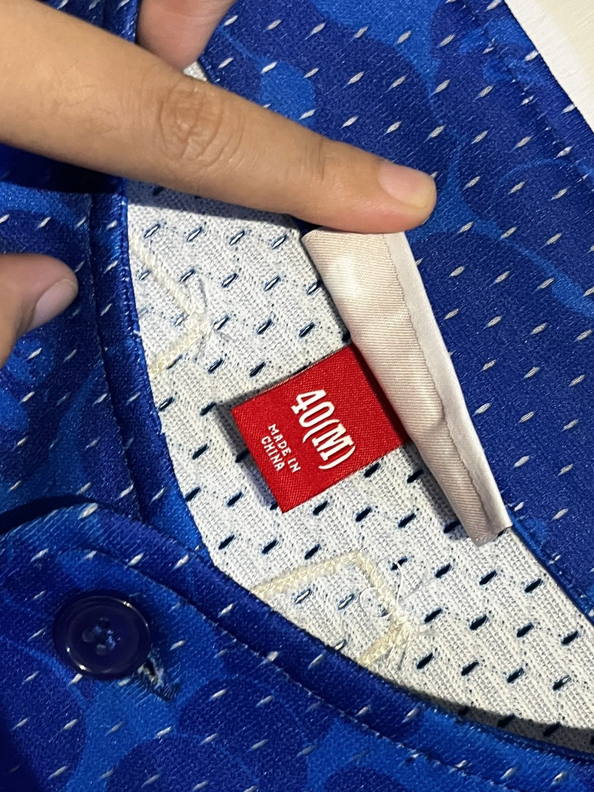 Bape × Mitchell & Ness Bape Mitchell Ness Jersy LA Dodgers Size US M / EU 48-50 / 2 - 5 Thumbnail