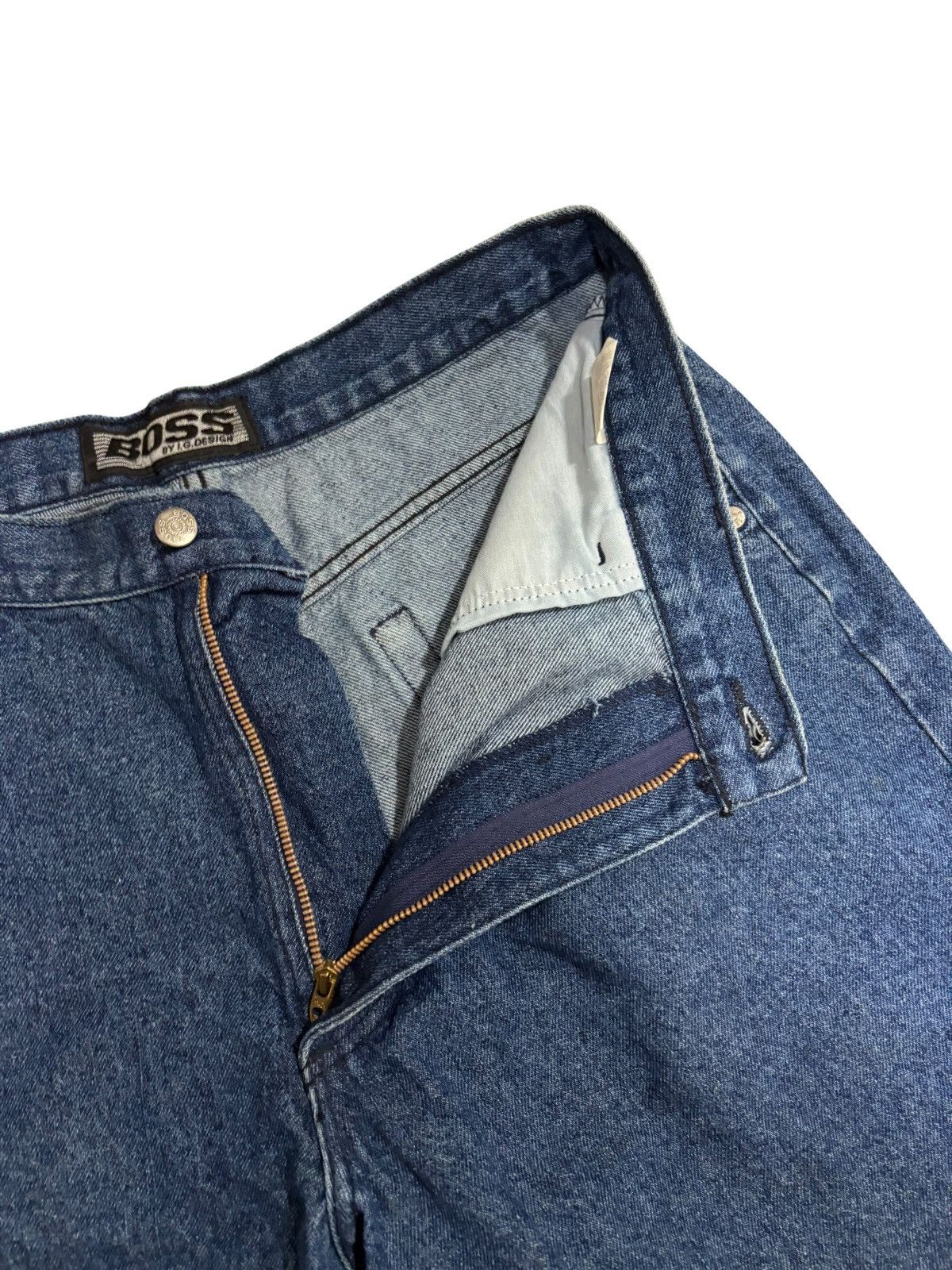 JNCO Vintage Baggy Shorts Men 36 Blue Boss Denim Jorts Wide Leg Size US 36 / EU 52 - 6 Thumbnail
