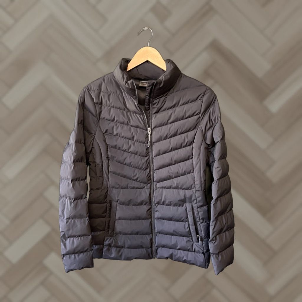 Vintage 32 Degrees Womens Black Quilted Full Zip Down Jacket M size Size M / US 6-8 / IT 42-44 - 1 Thumbnail